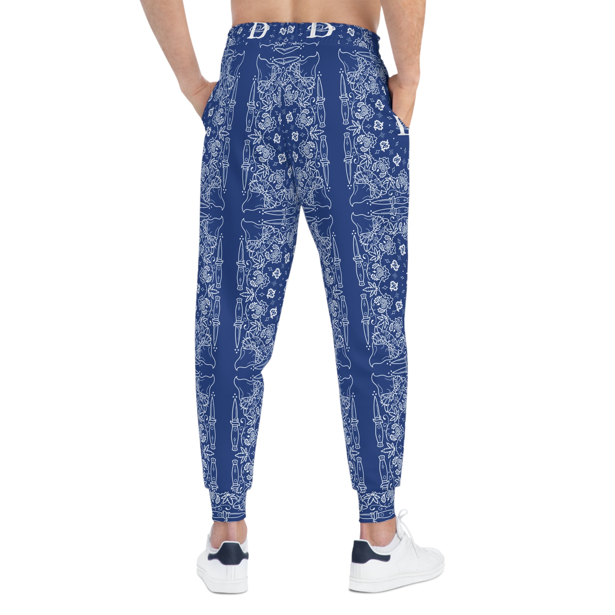 DD Custom Bandana Print Joggers AOP