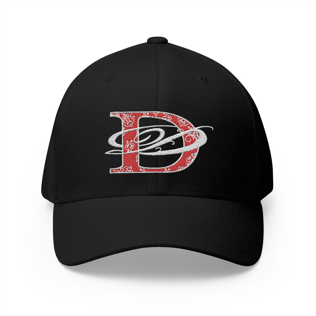 DD Bandana Logo Embroidered Closed Back Stretch Fit Cap