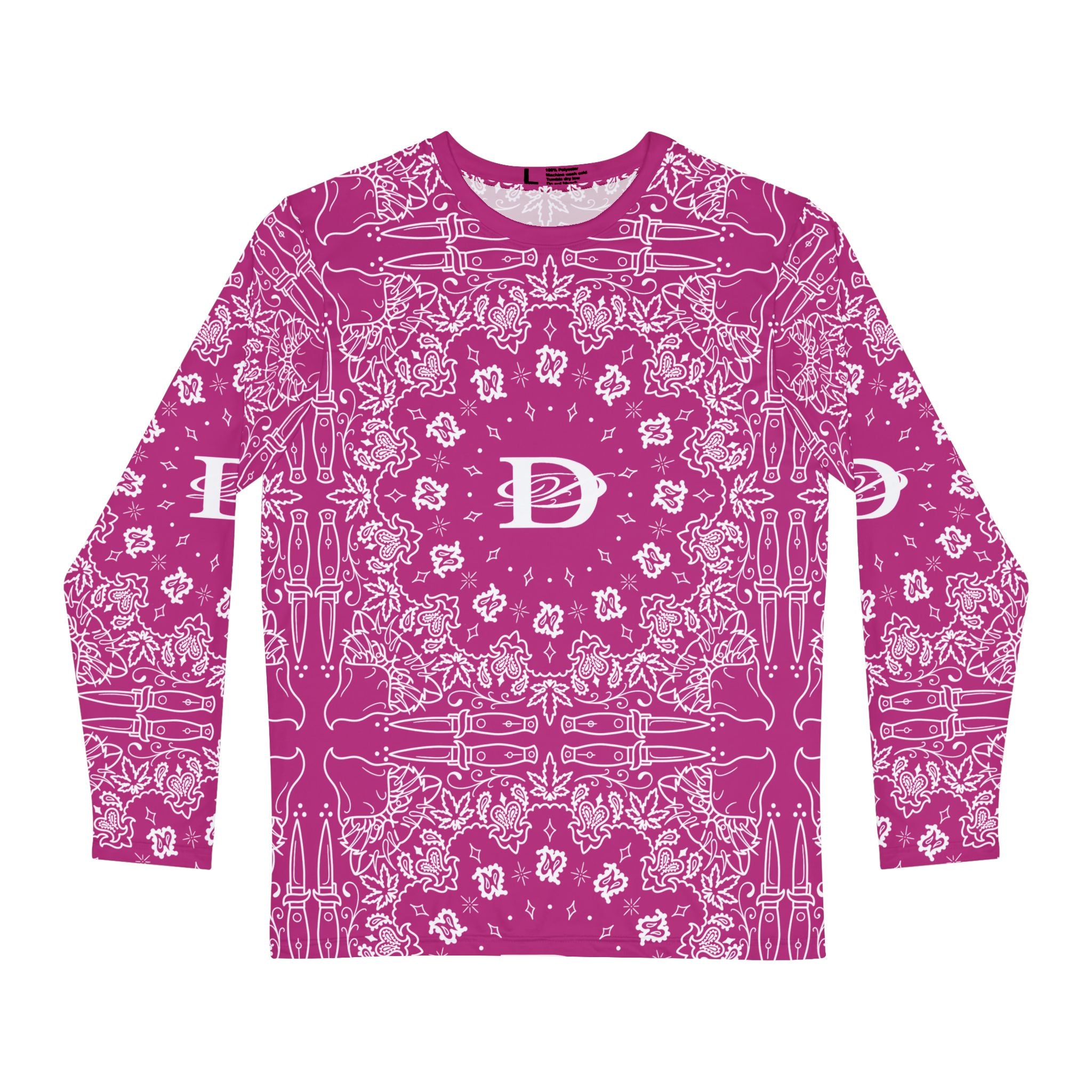 DD Custom Bandana Print Longsleeve T-Shirt AOP