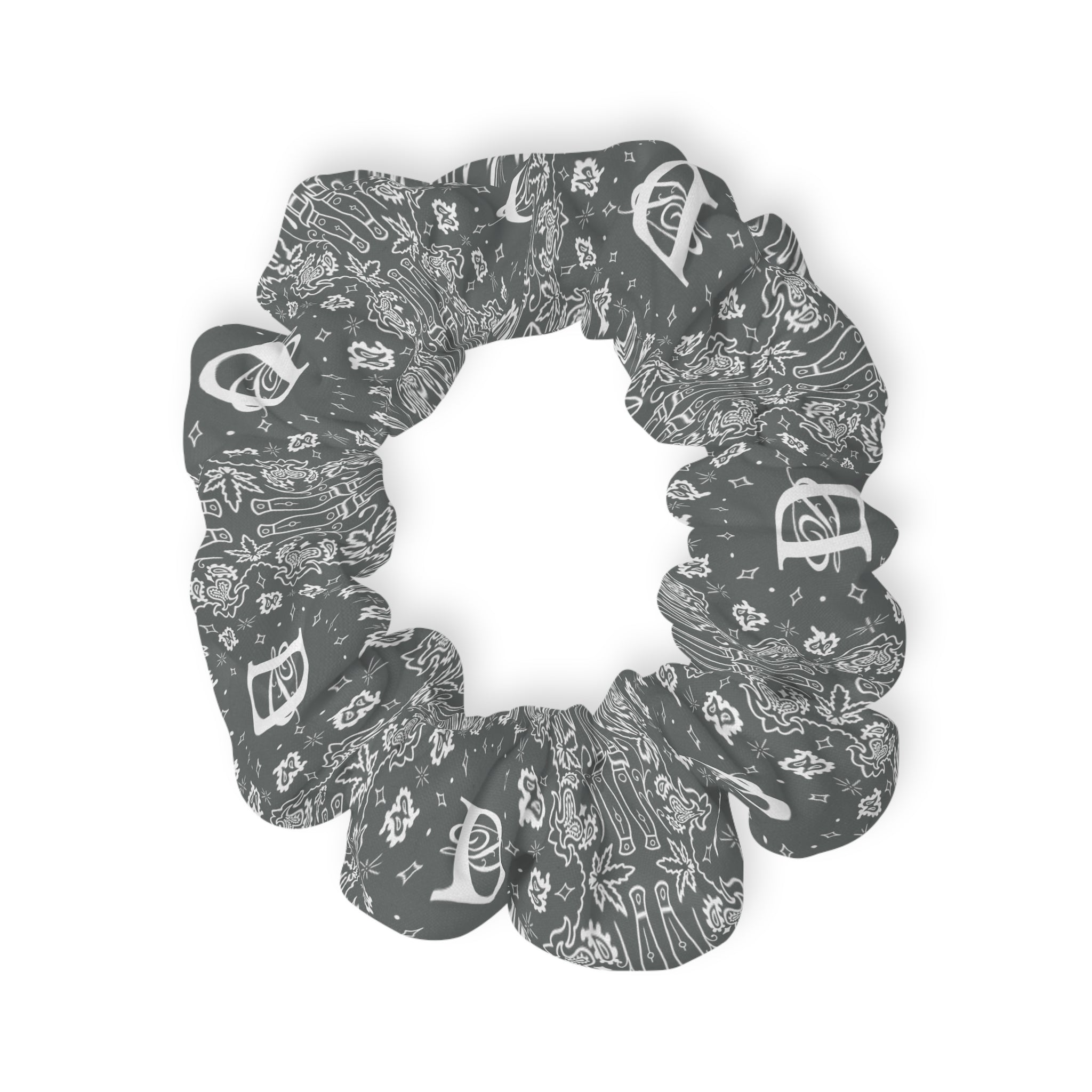 DD Custom Bandana Print Scrunchie AOP