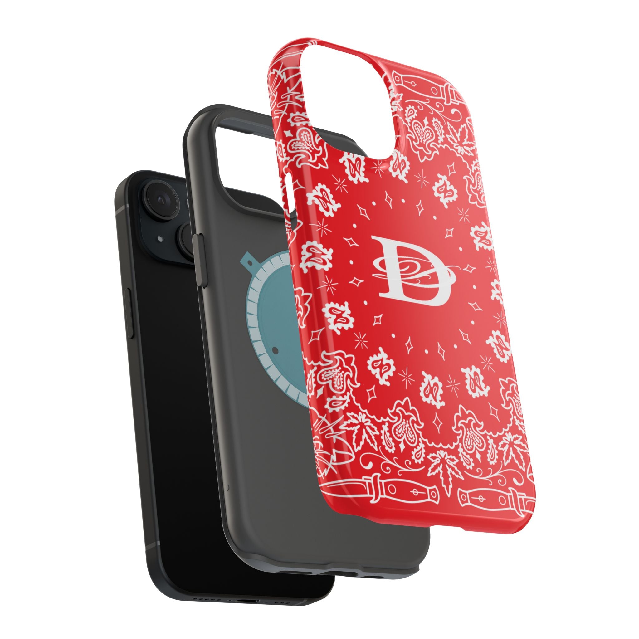 DD Custom Bandana Print Magnetic iPhone Case