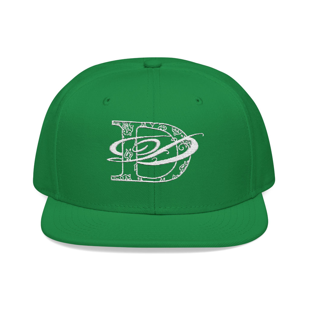 DD Bandana Print Embroidered Flat Billed Snapback Cap | Streetwear, Urban Fashion, Tattoo, Bandana, Designer