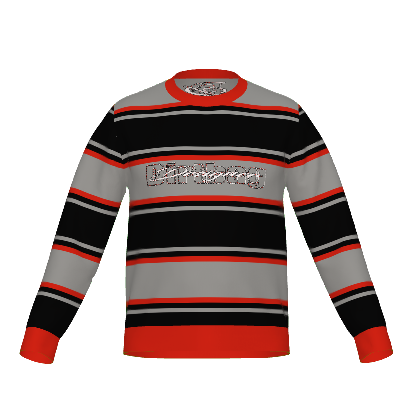 DD Logo Lightweight Banded Crewneck Knitted Sweater