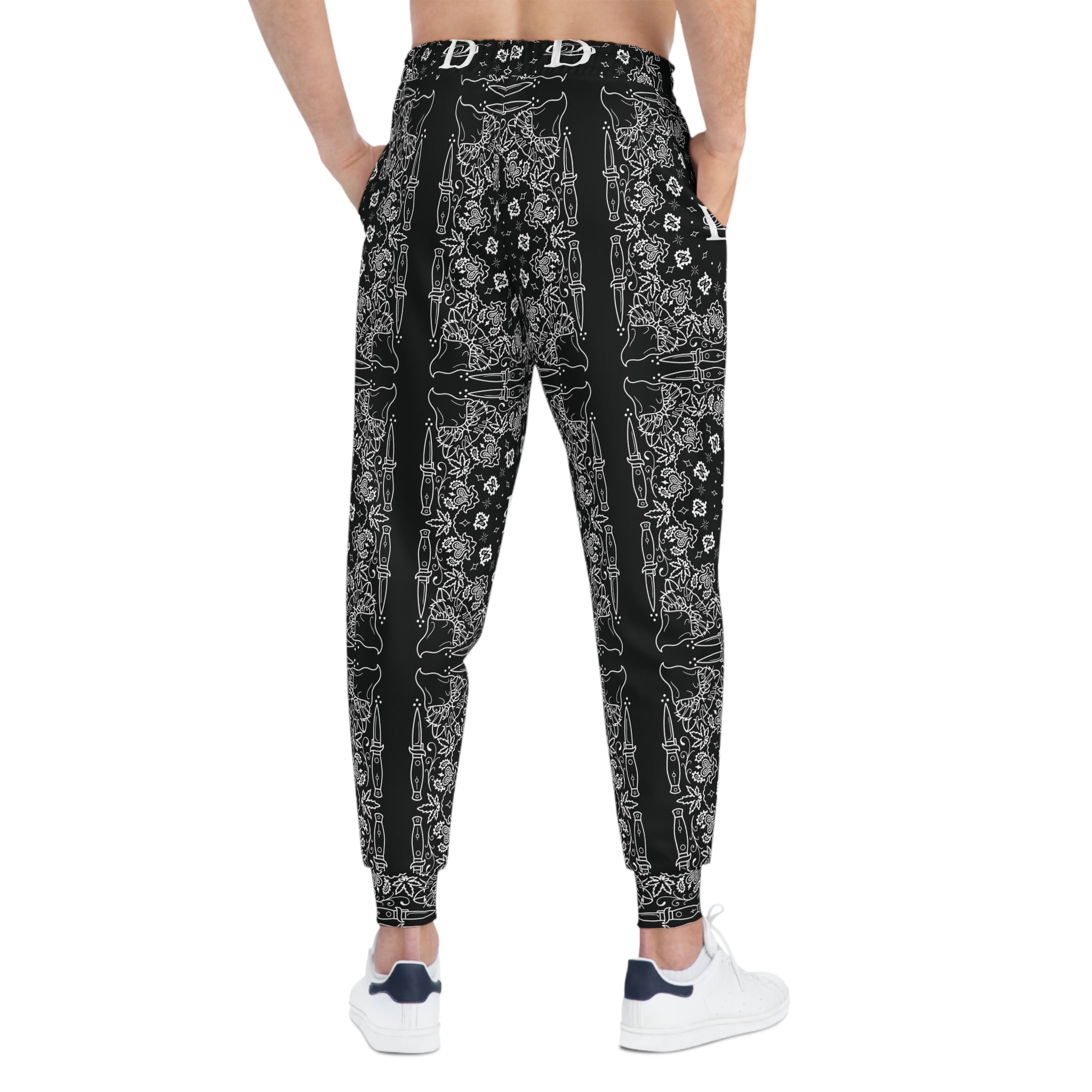 DD Custom Bandana Print Unisex Joggers AOP