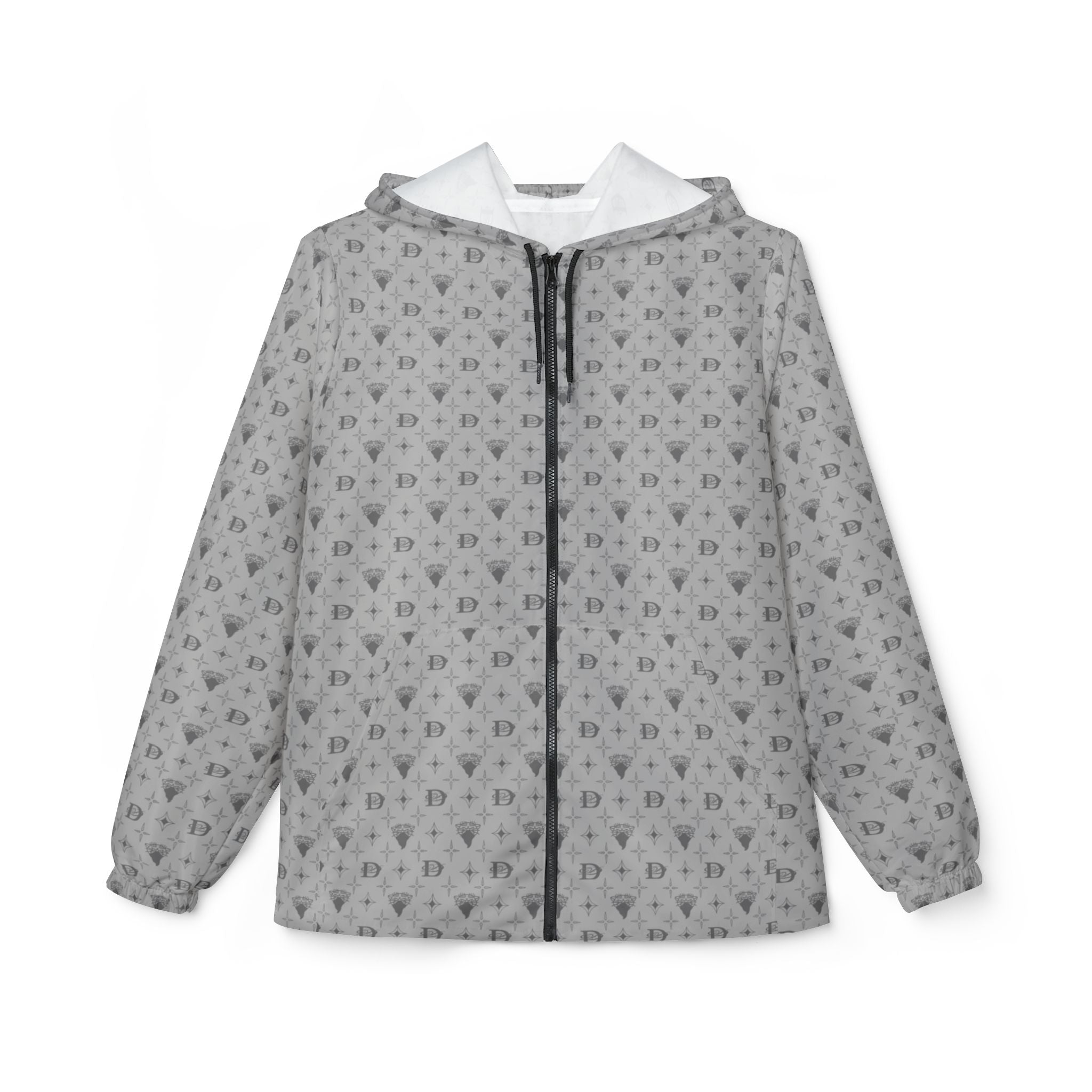 Bandito Panther Custom Monogram Print Lightweight Windbreaker Jacket AOP