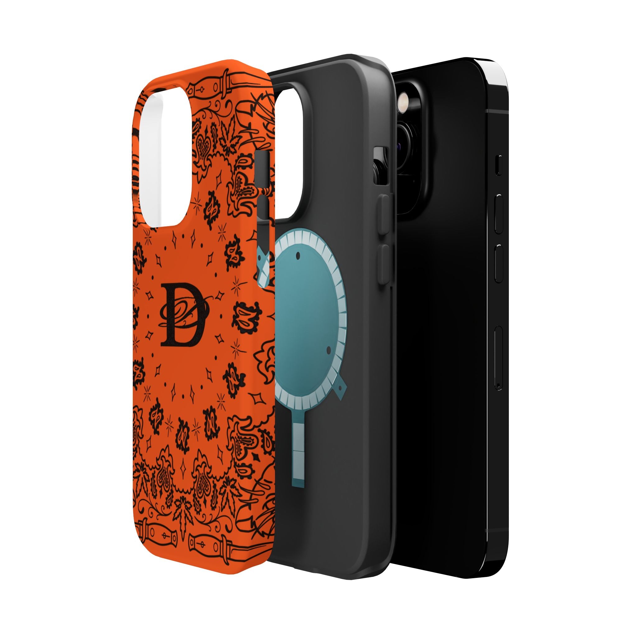 DD Custom Bandana Print Stylish Magnetic Phone Cases for Trendy Protection, Customize Your Style, Personalized Gift, Unique Design