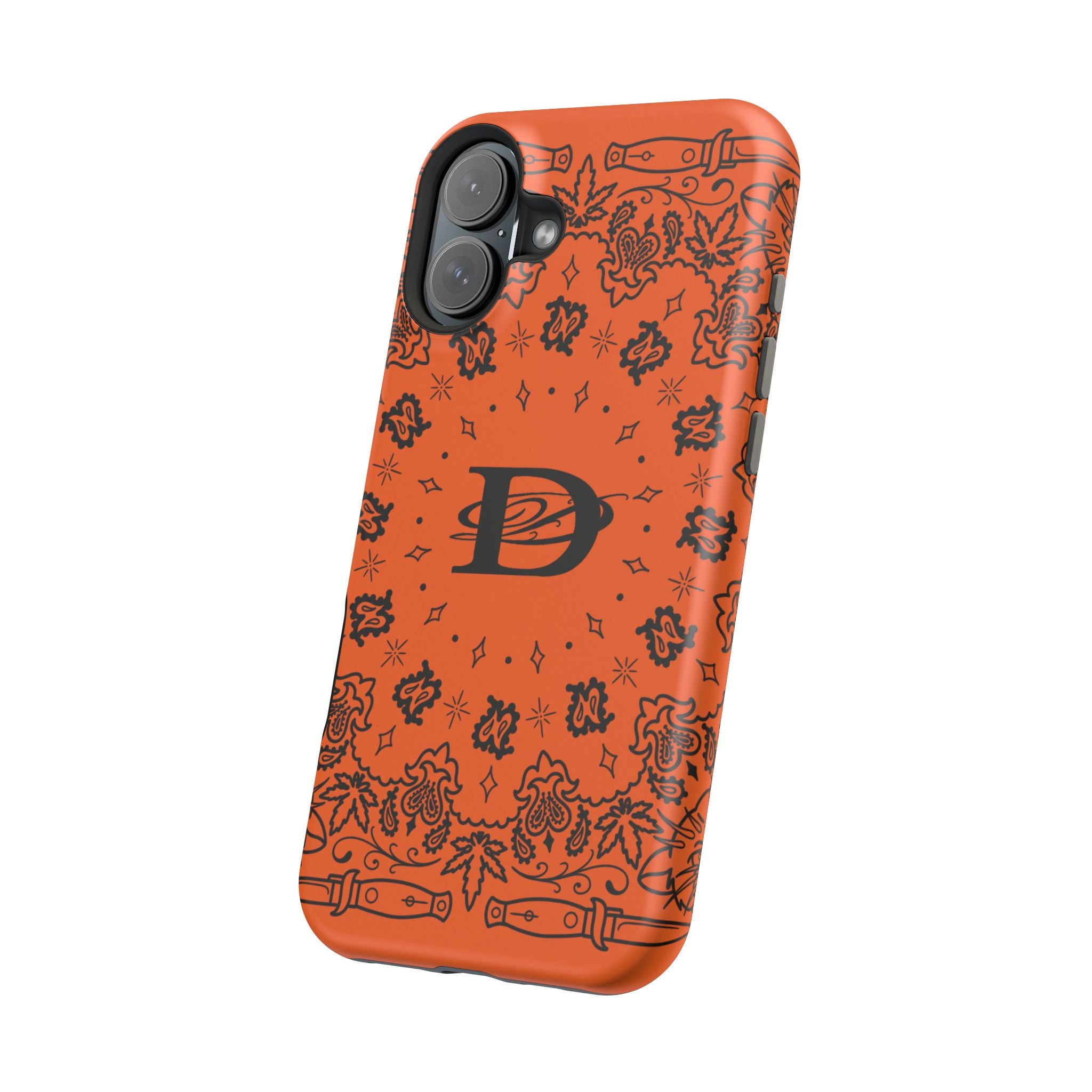 DD Custom Bandana Print Stylish Magnetic Phone Cases for Trendy Protection, Customize Your Style, Personalized Gift, Unique Design