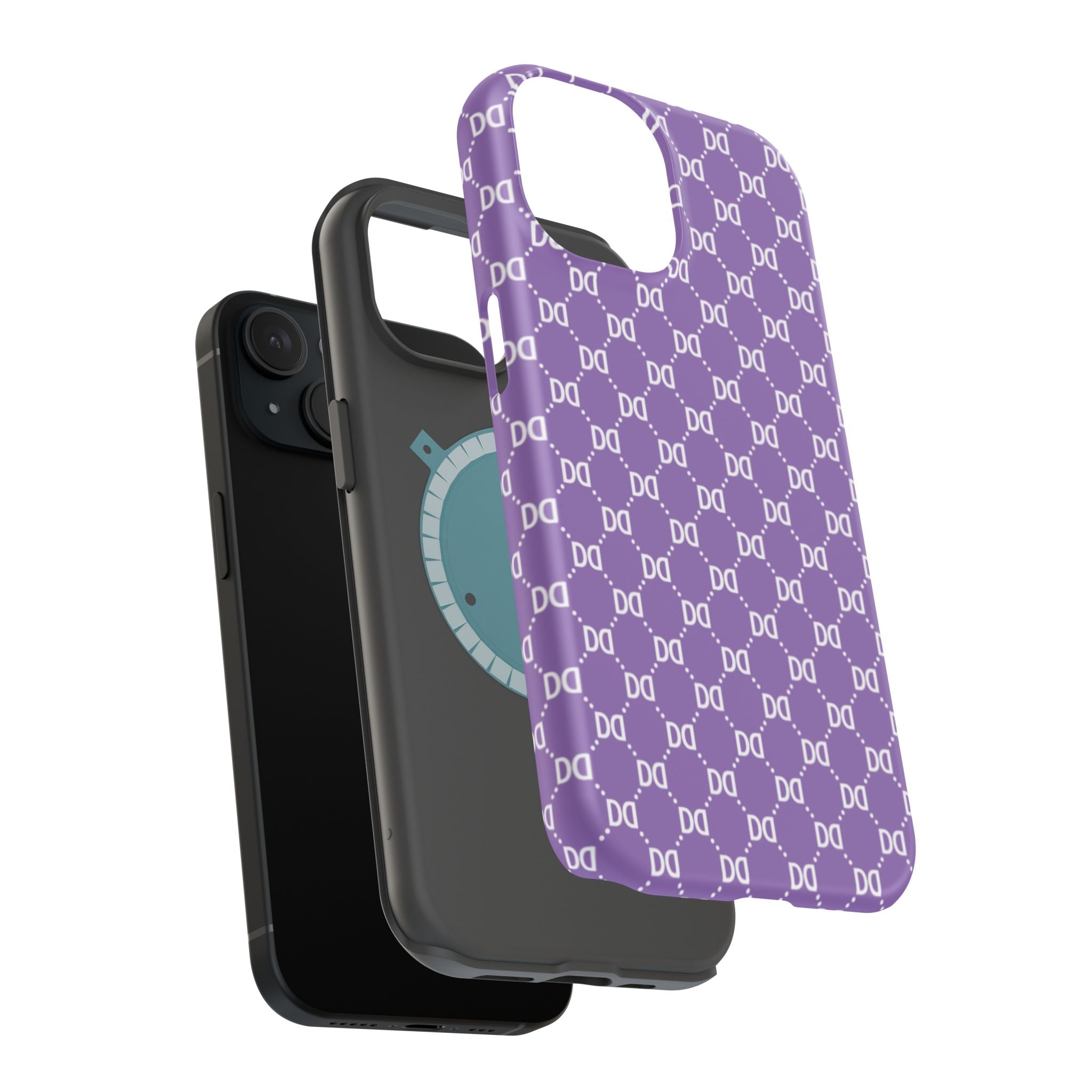 DD Monogram Pattern Magnetic Phone Case
