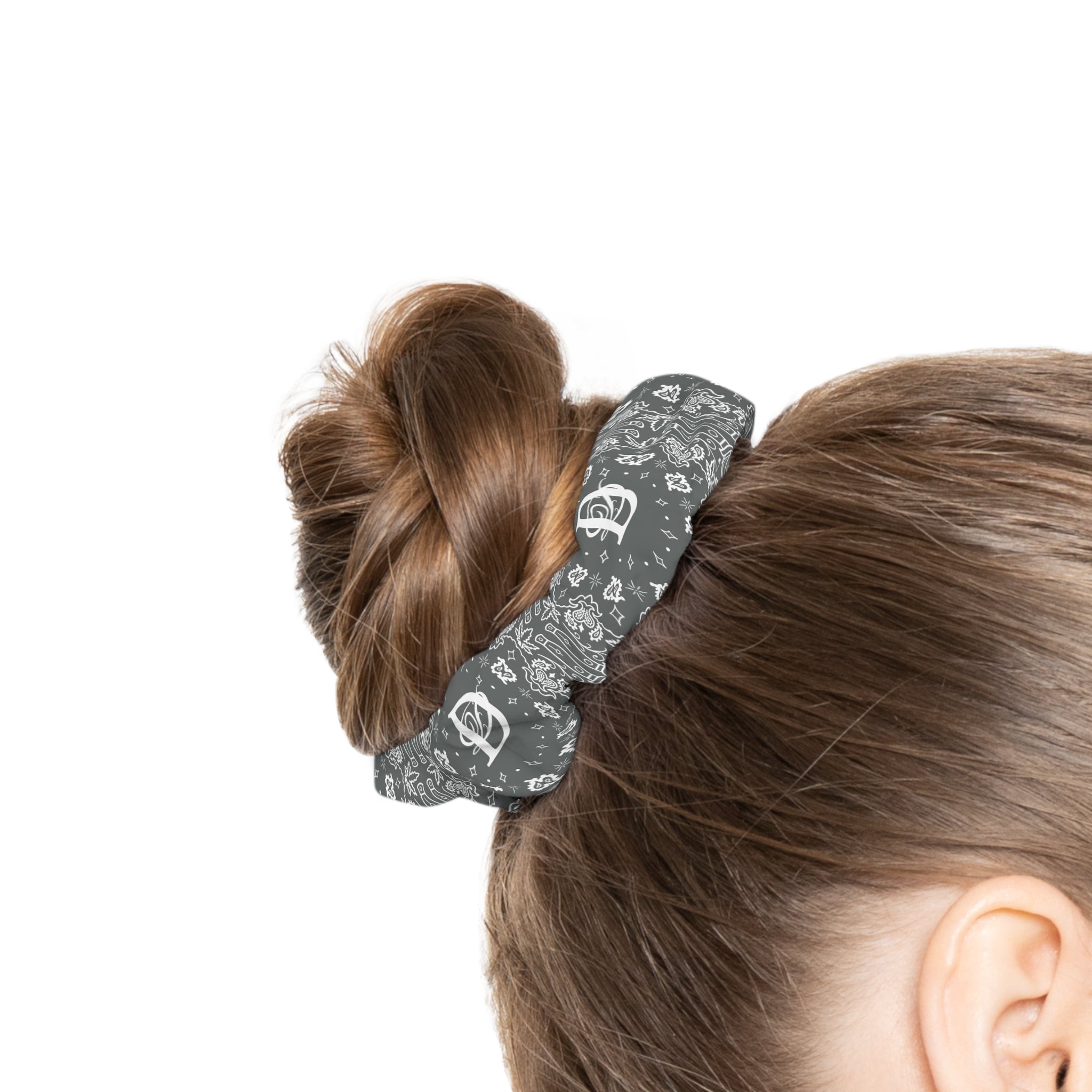 DD Custom Bandana Print Scrunchie AOP