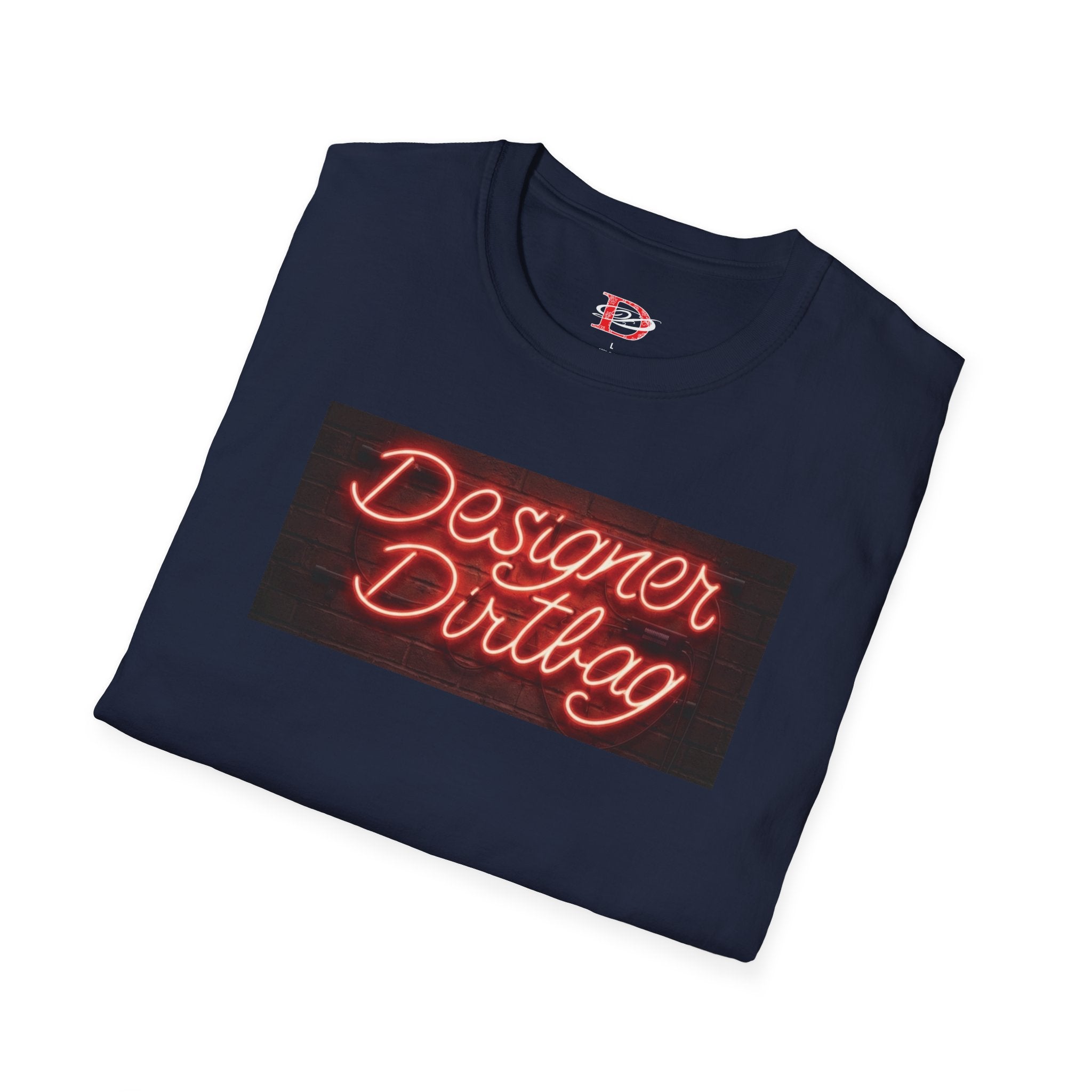 DD Neon Sign Softstyle Unisex T-Shirt