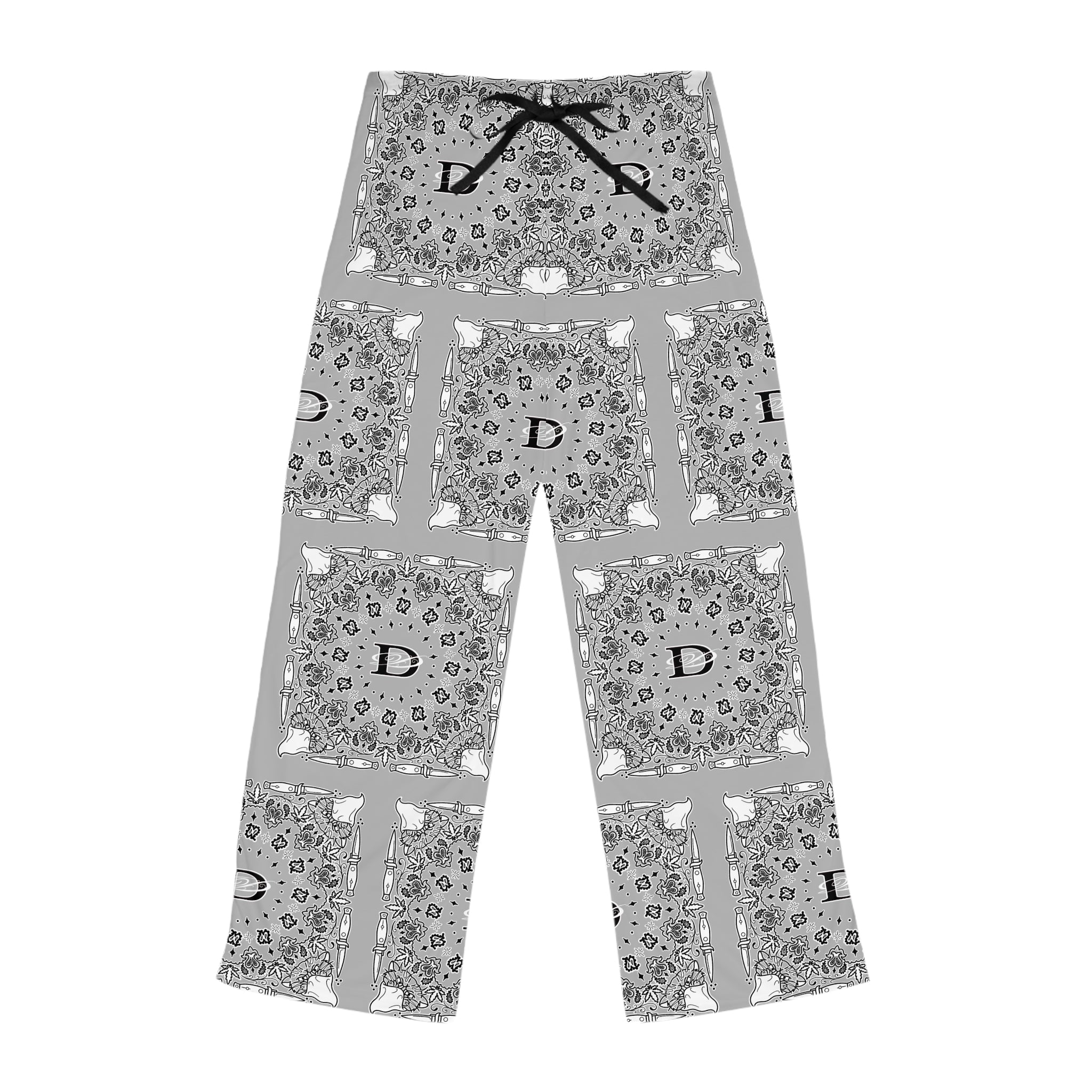 DD Custom Bandana Print Women's Pajama Pants AOP