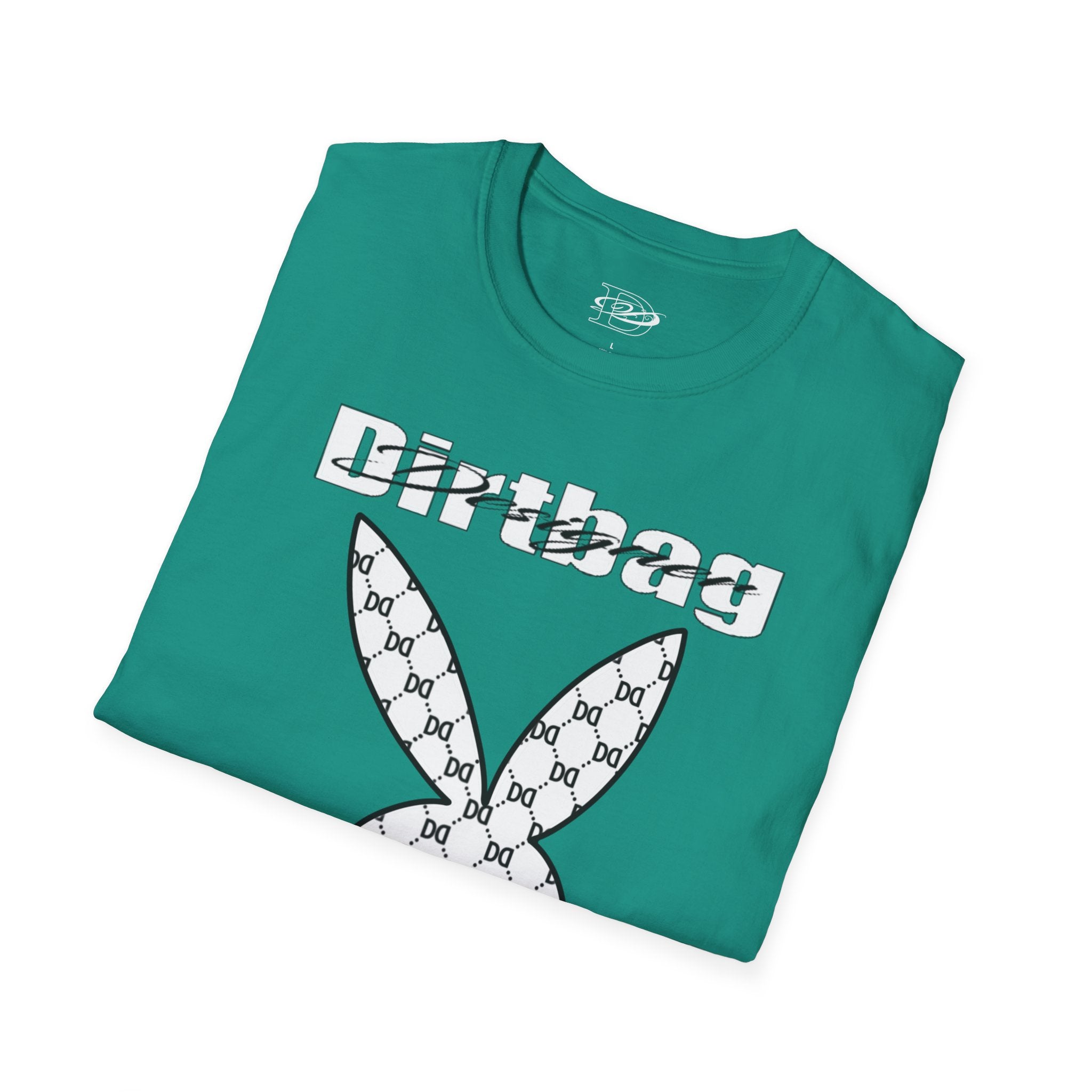 DD Monogram Bunny Skull Unisex Softstyle T-Shirt