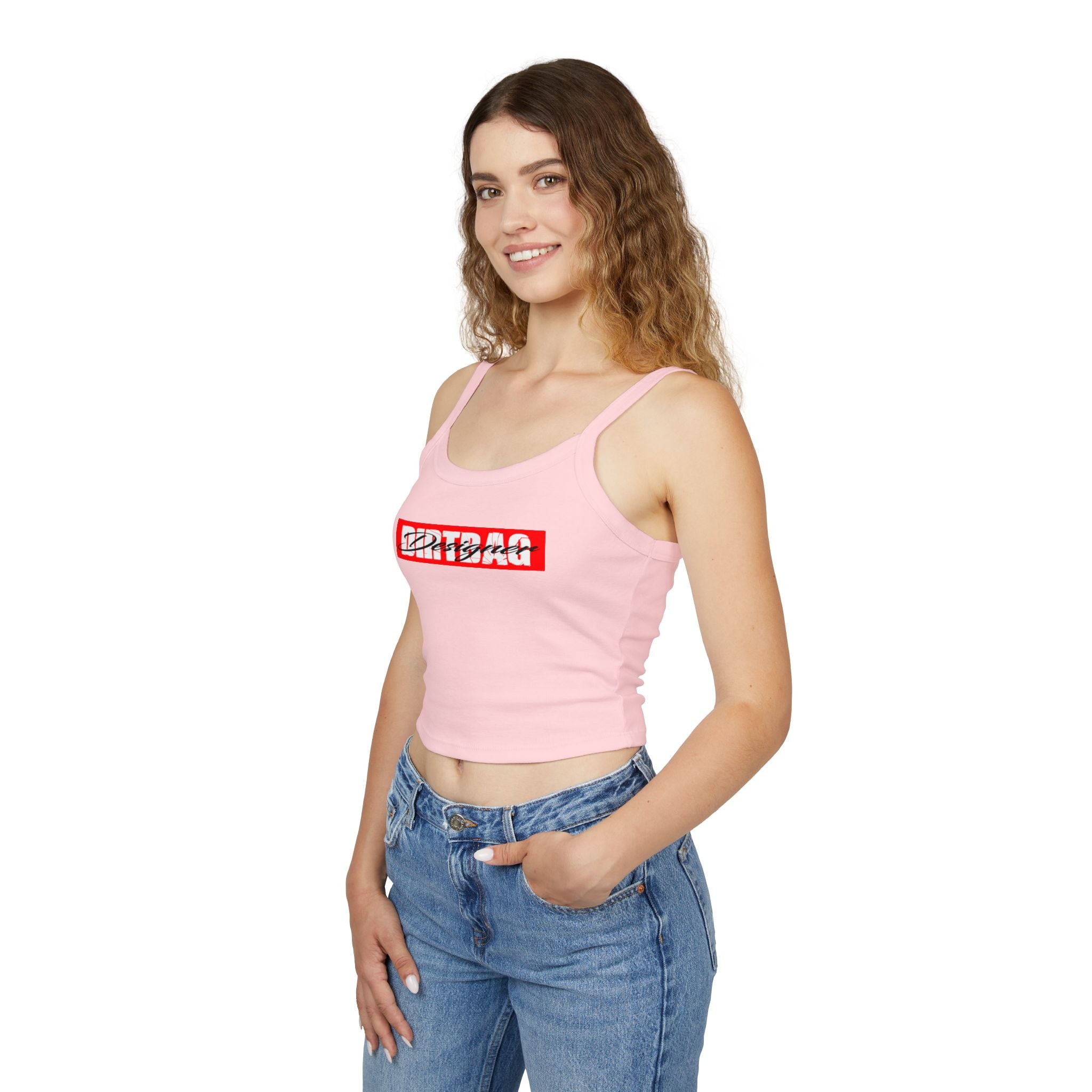 Broken Dirtbag Box Logo Graphic Spaghetti Strap Tank Top