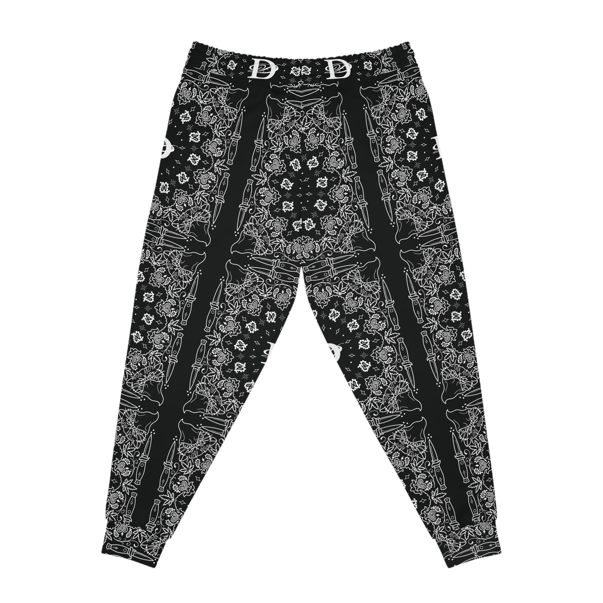 DD Custom Bandana Print Unisex Joggers AOP