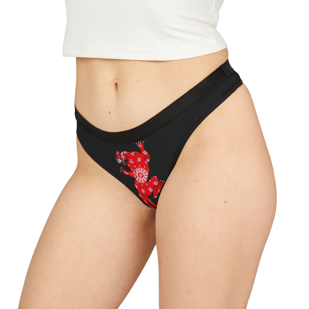 Climbing Panther w/Bandana Women's Thong Underwear | Underwear, Tattoo, Streetwear, Designer, Fashion