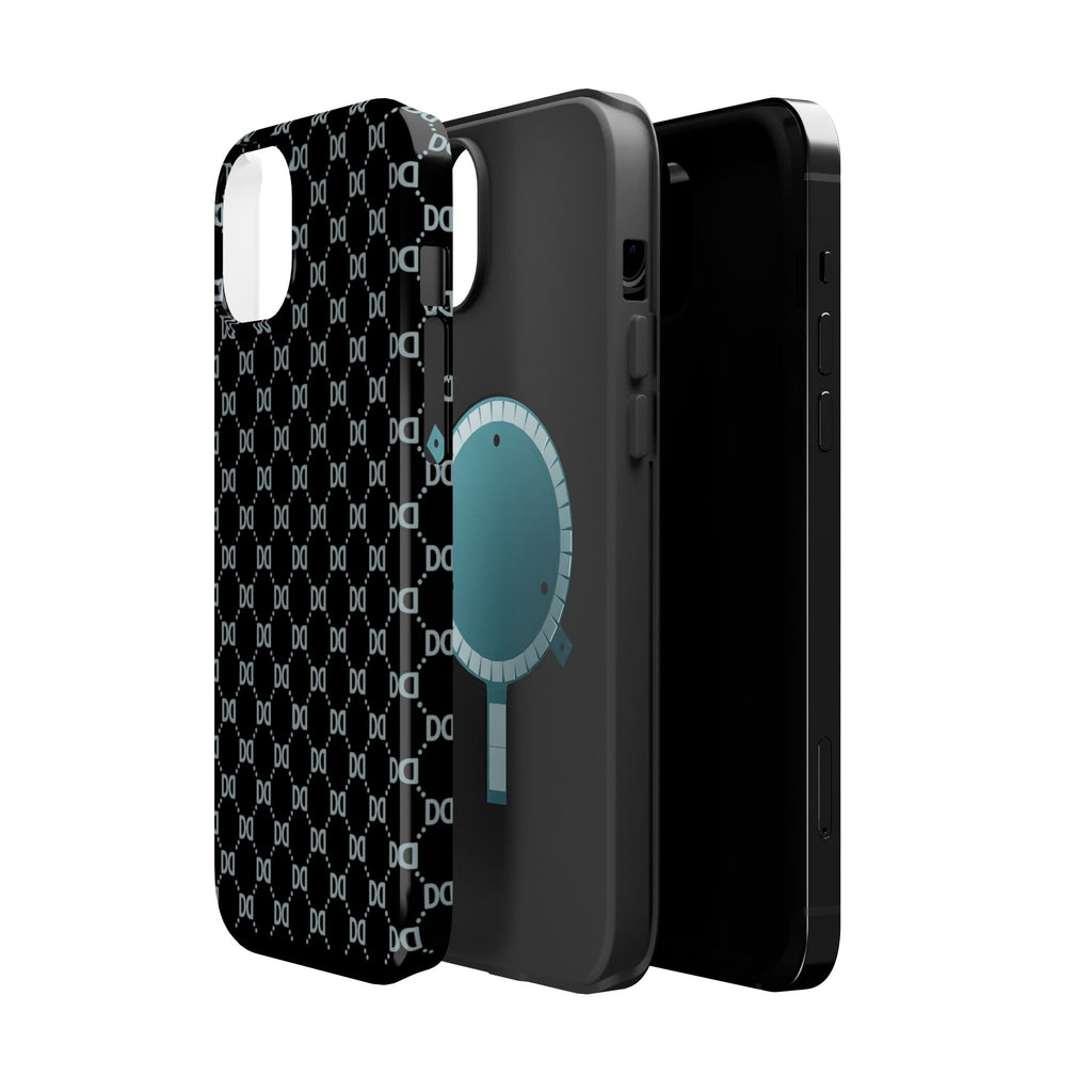 DD Monogram Pattern Magnetic Phone Case