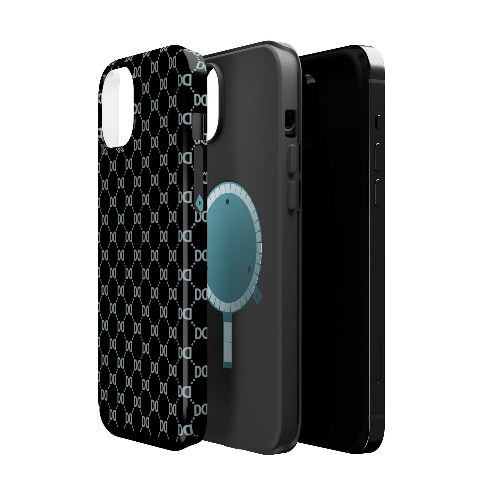DD Monogram Pattern Magnetic Phone Case