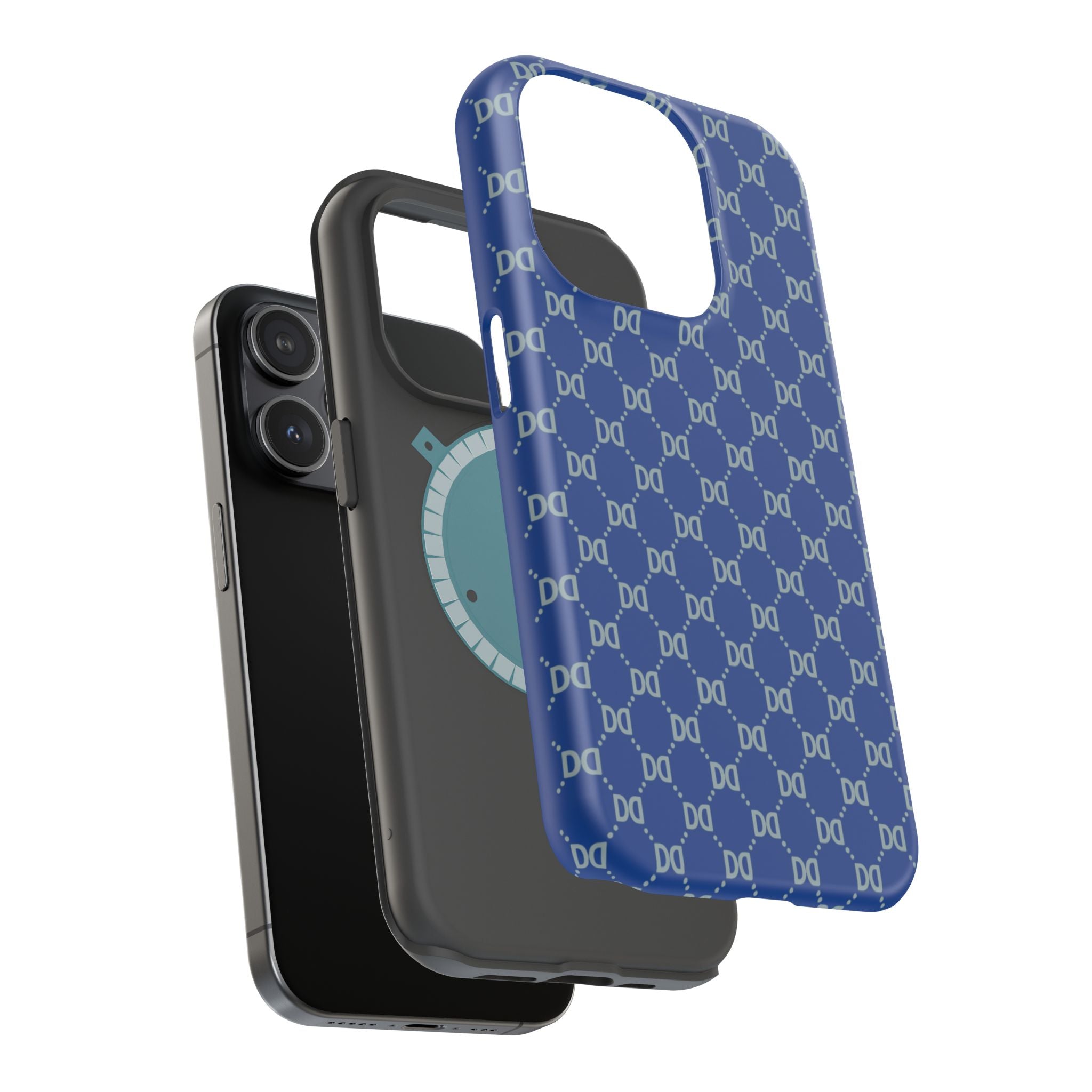 DD Monogram Pattern Magnetic Phone Case