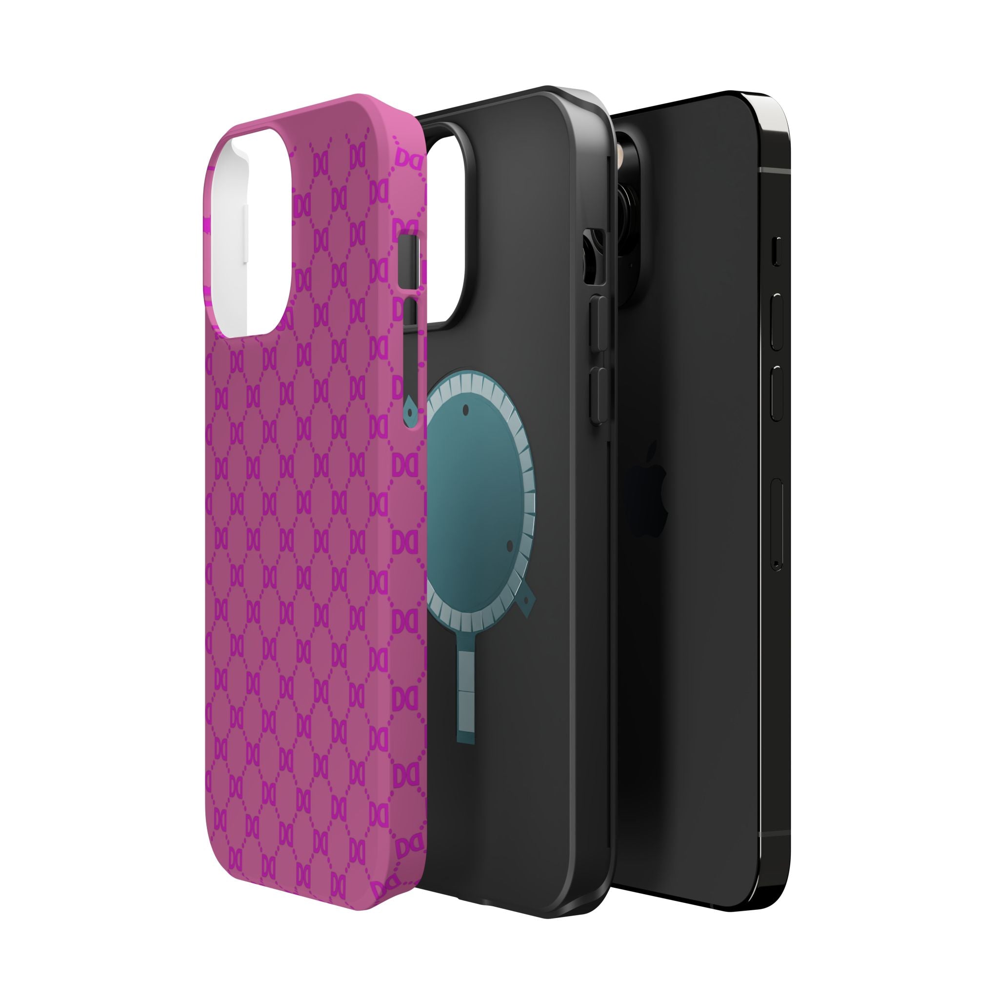 DD Monogram Pattern Magnetic Phone Case