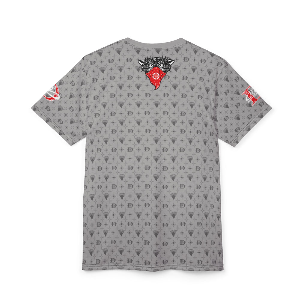 Bandito Panther Custom Monogram Print w/ Box Logo Unisex T-Shirt AOP