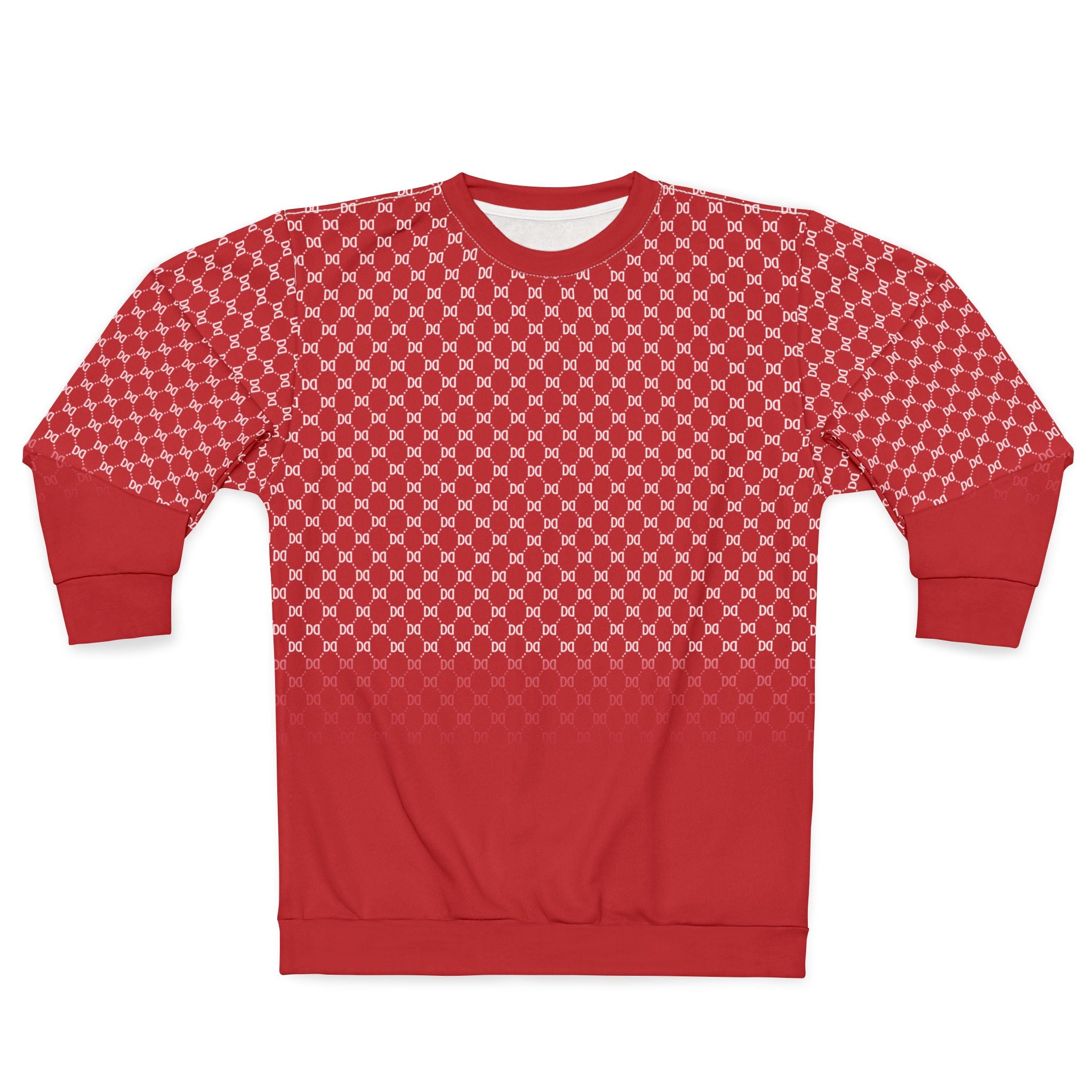 DD Fading Custom Monogram Pattern Unisex Sweatshirt AOP
