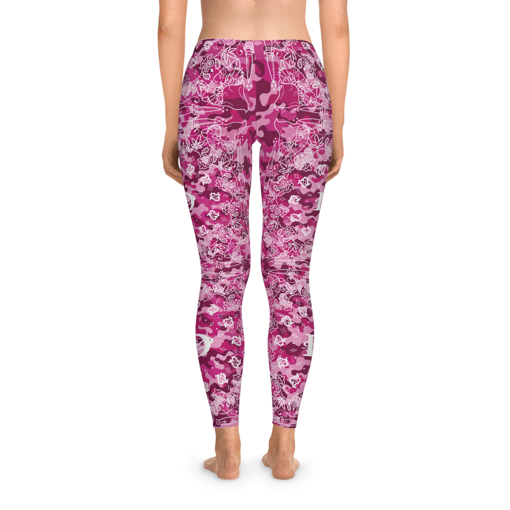 DD Custom Bandana Print W/ Pink Camo Leggings AOP