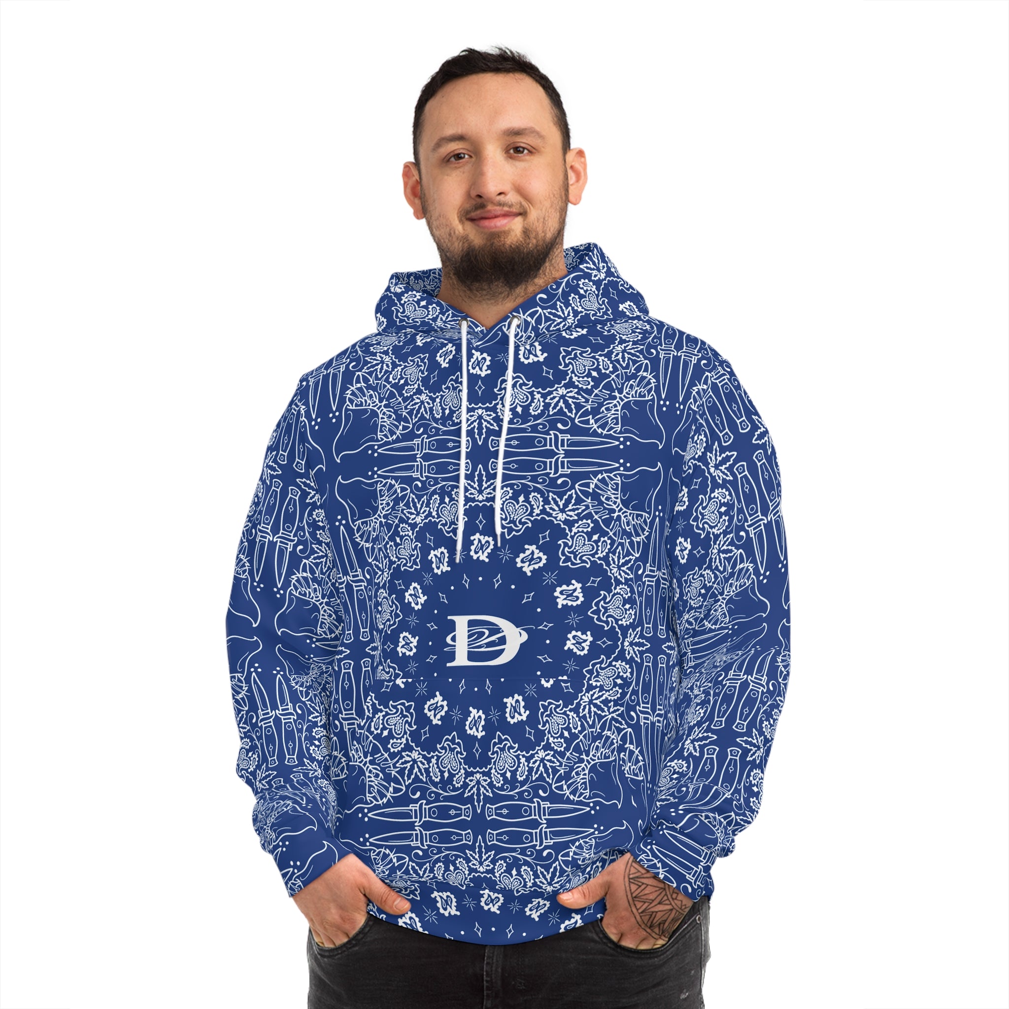 DD Custom Bandana Unisex Hoodie AOP