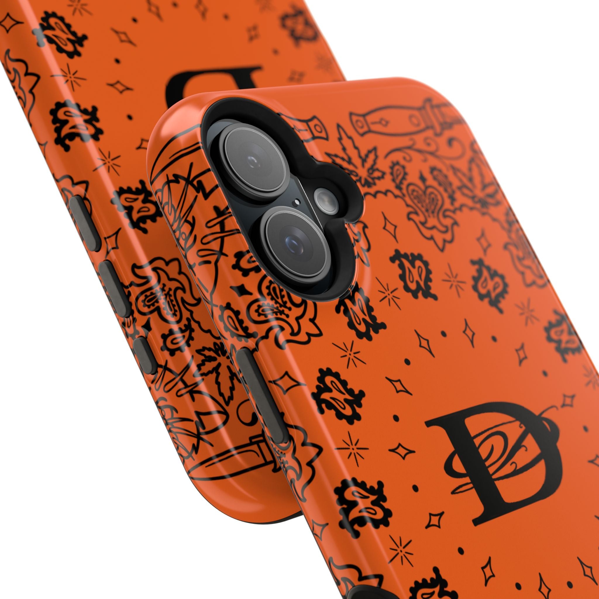 DD Custom Bandana Print Stylish Magnetic Phone Cases for Trendy Protection, Customize Your Style, Personalized Gift, Unique Design