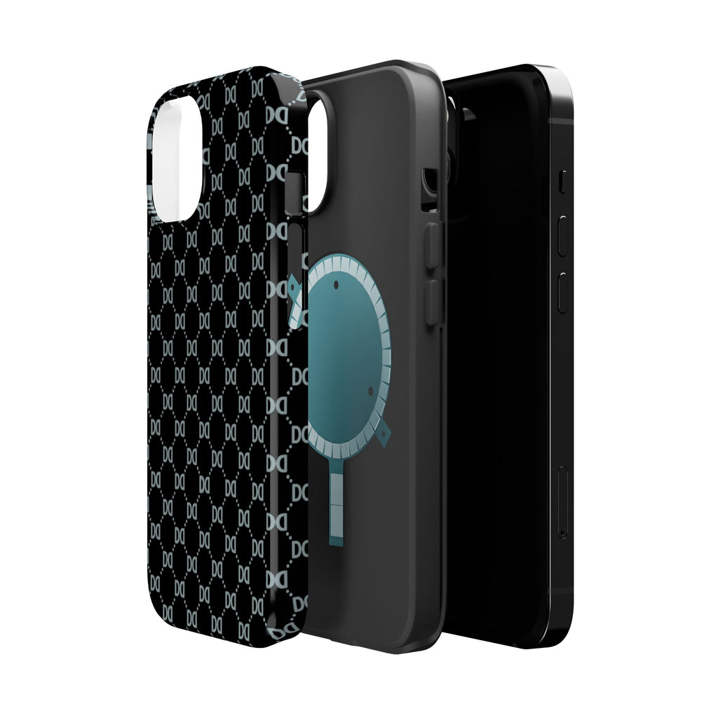 DD Monogram Pattern Magnetic Phone Case