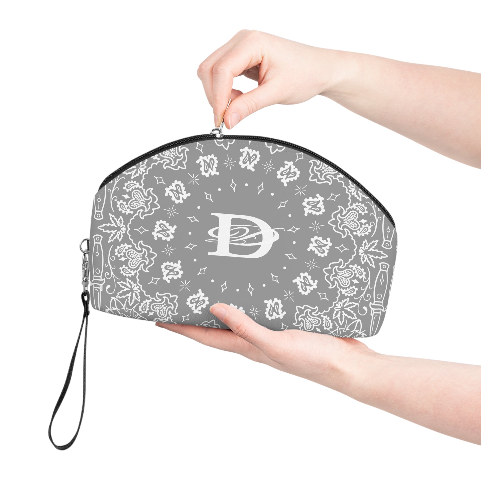 DD Custom Bandana Print Makeup Bag AOP