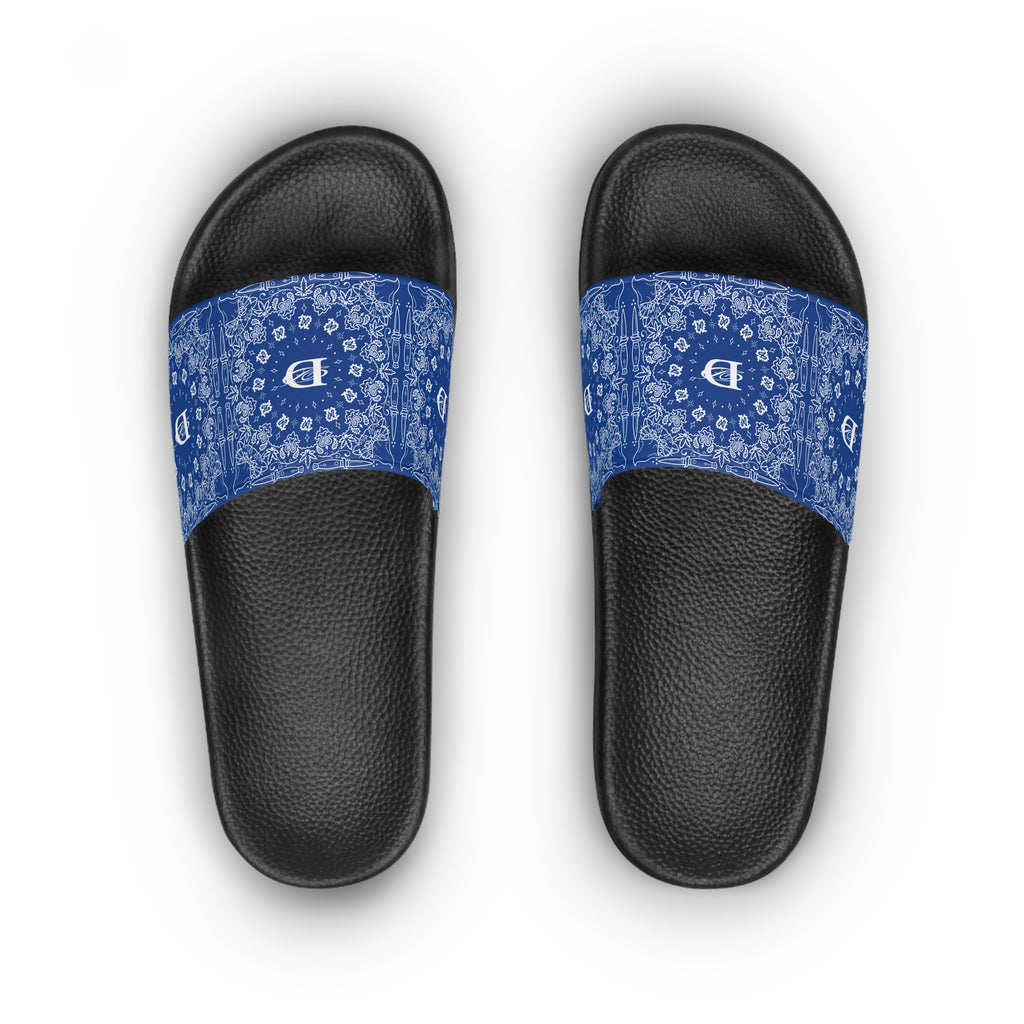 DD Custom Bandana Print  Women's Slide Sandals