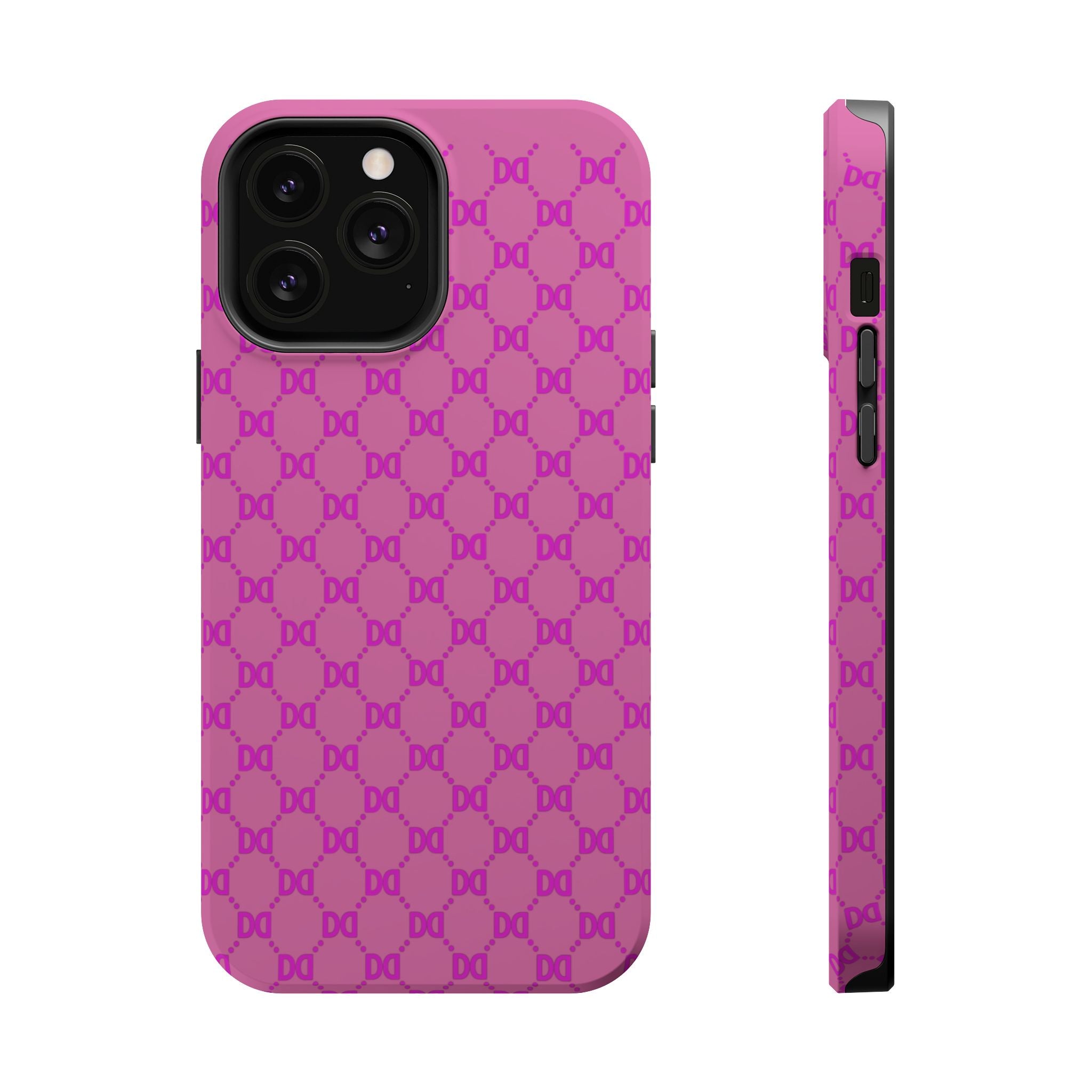 DD Monogram Pattern Magnetic Phone Case