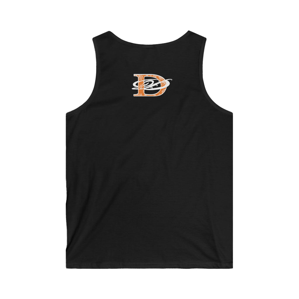 Old English Bandana Print Mens Tank Top