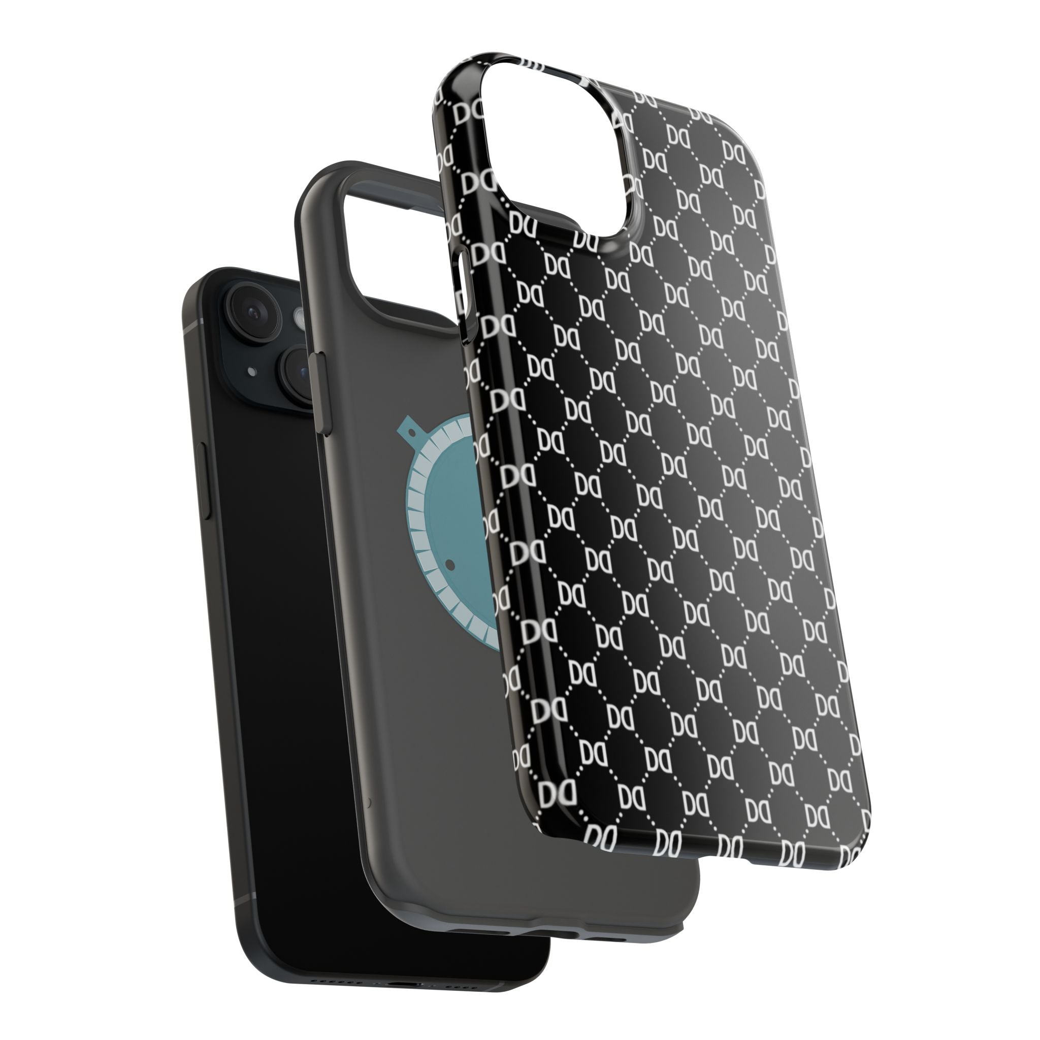 DD Monogram Pattern Magnetic Phone Case