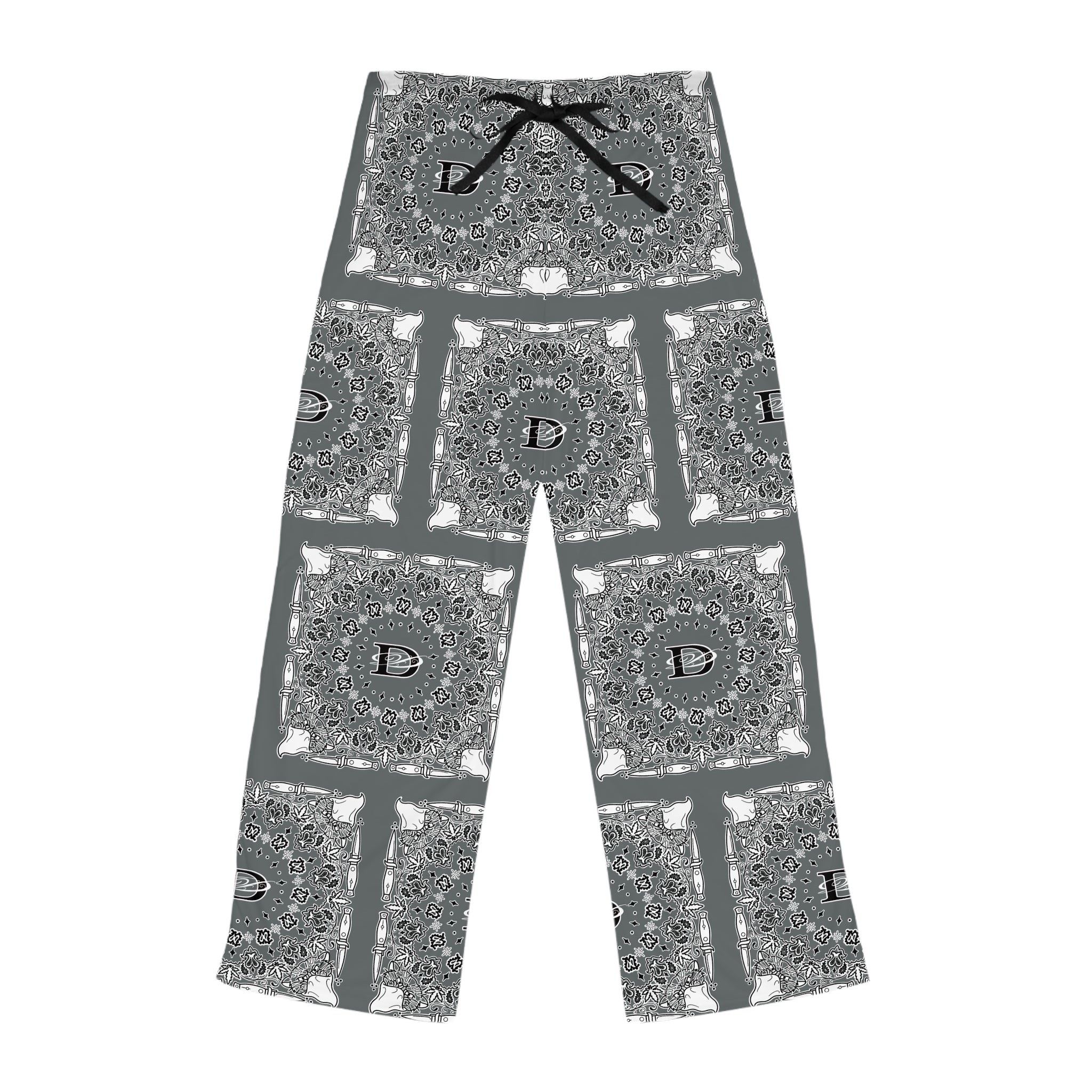 DD Custom Bandana Print Women's Pajama Pants AOP