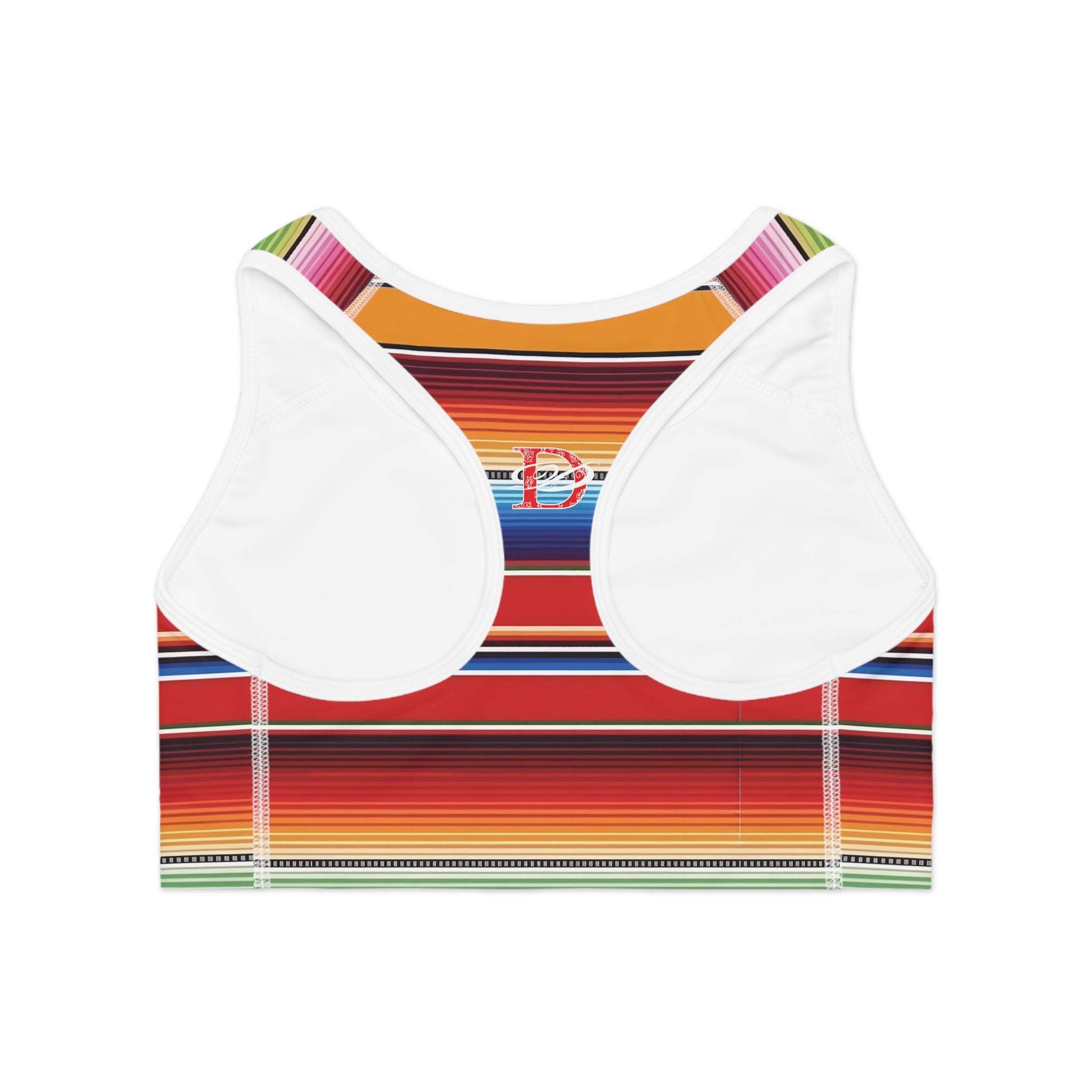 Bandito Panther Paisley Print Sports Bra AOP