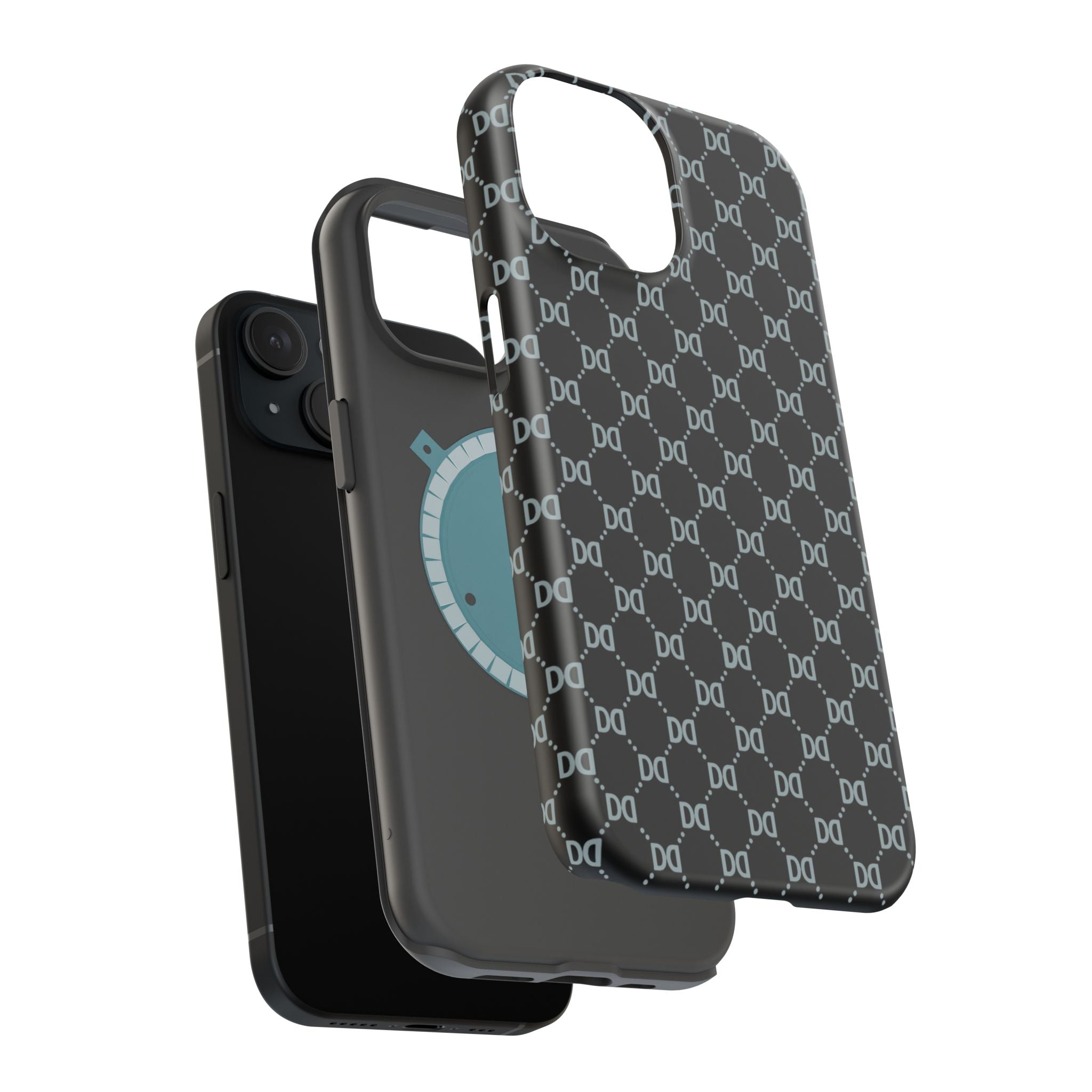 DD Monogram Pattern Magnetic Phone Case