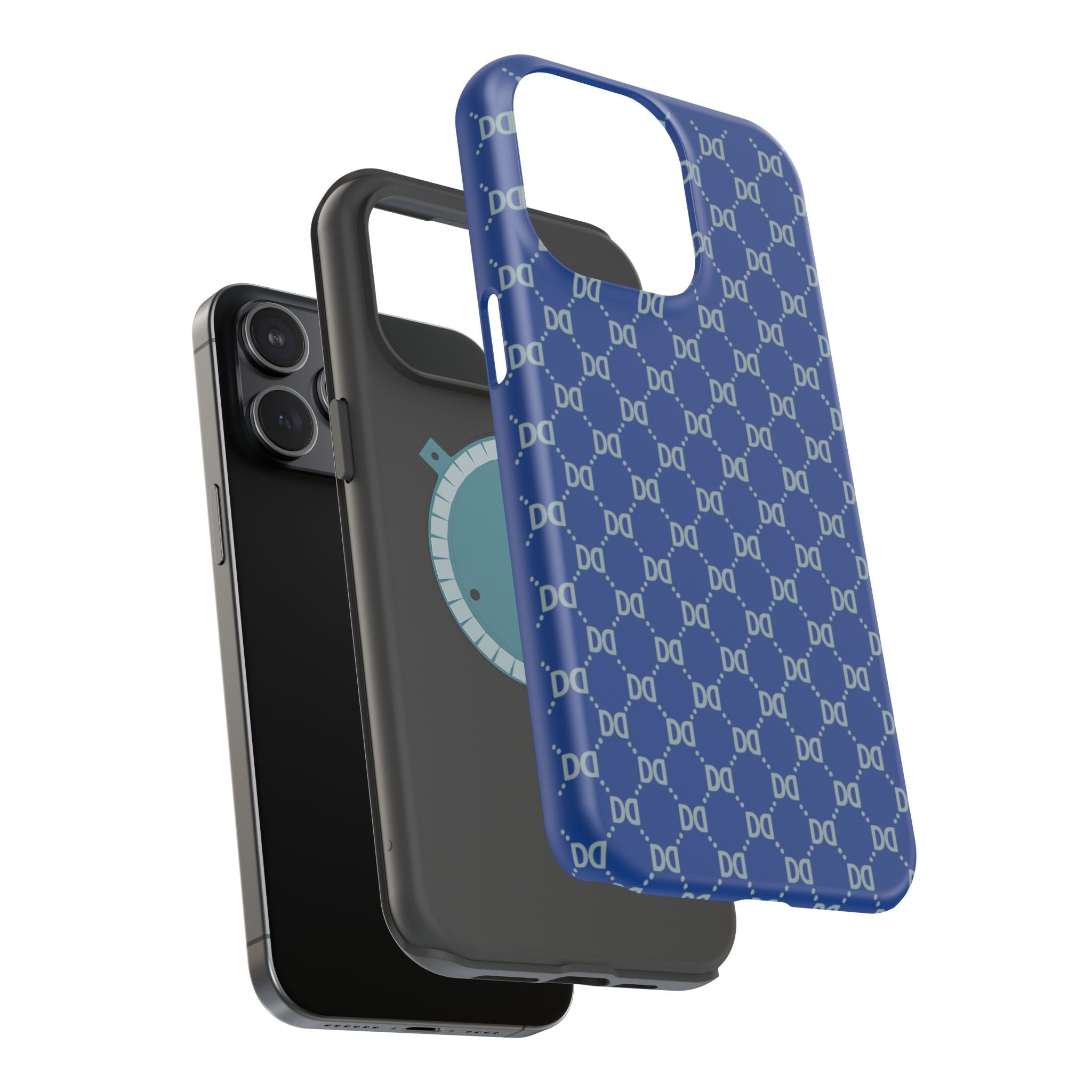 DD Monogram Pattern Magnetic Phone Case