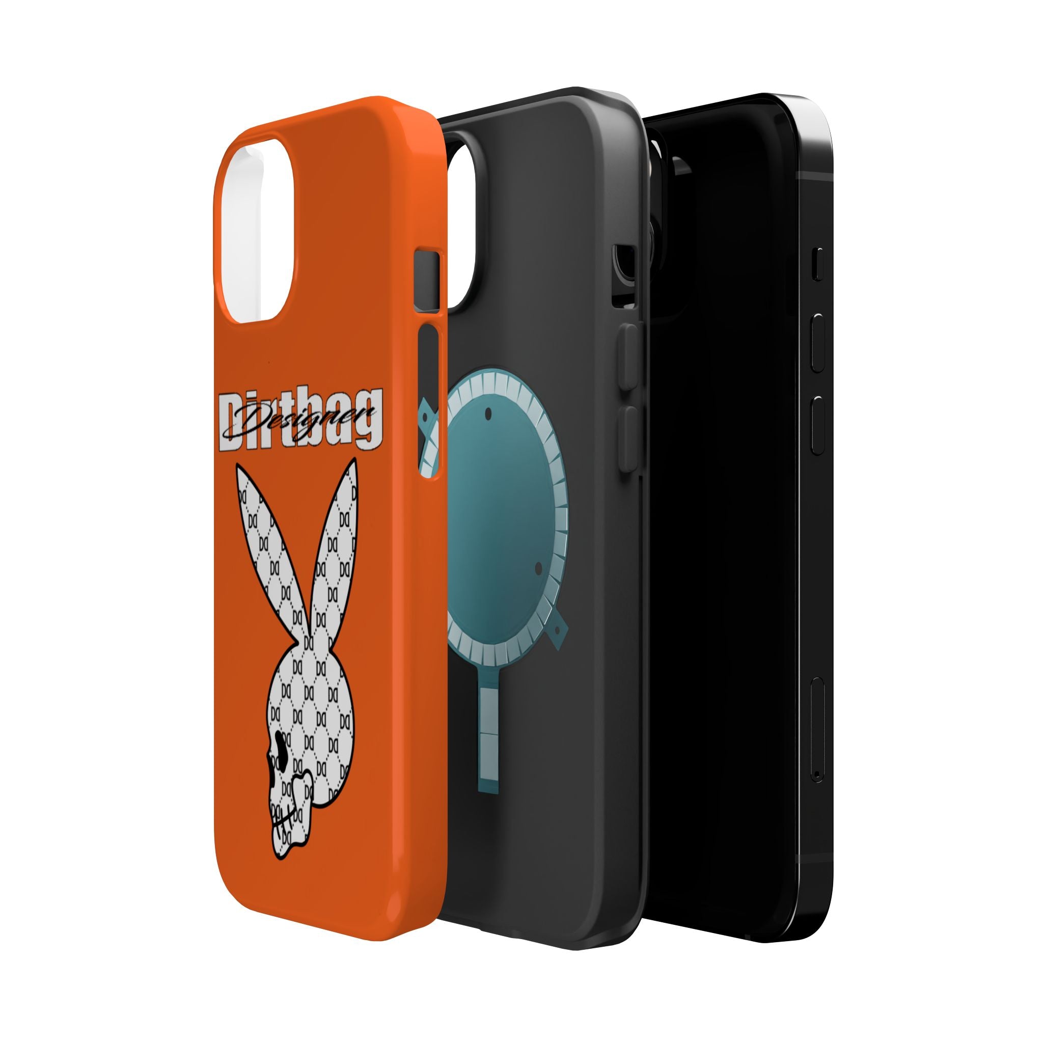 DD Monogram Bunny Skull Magnetic Phone Case