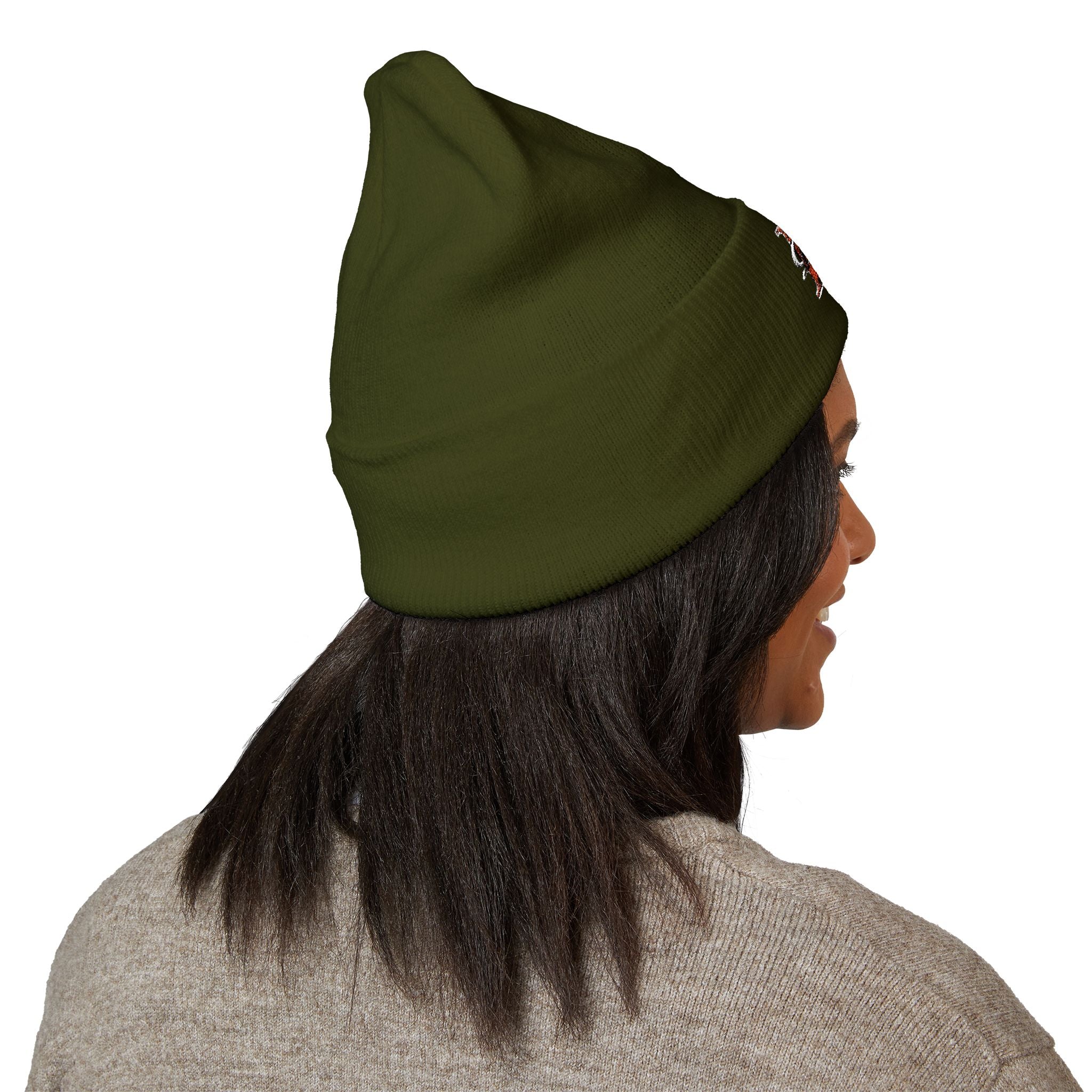 DD Bandana Logo Embroidered Cuffed Beanie