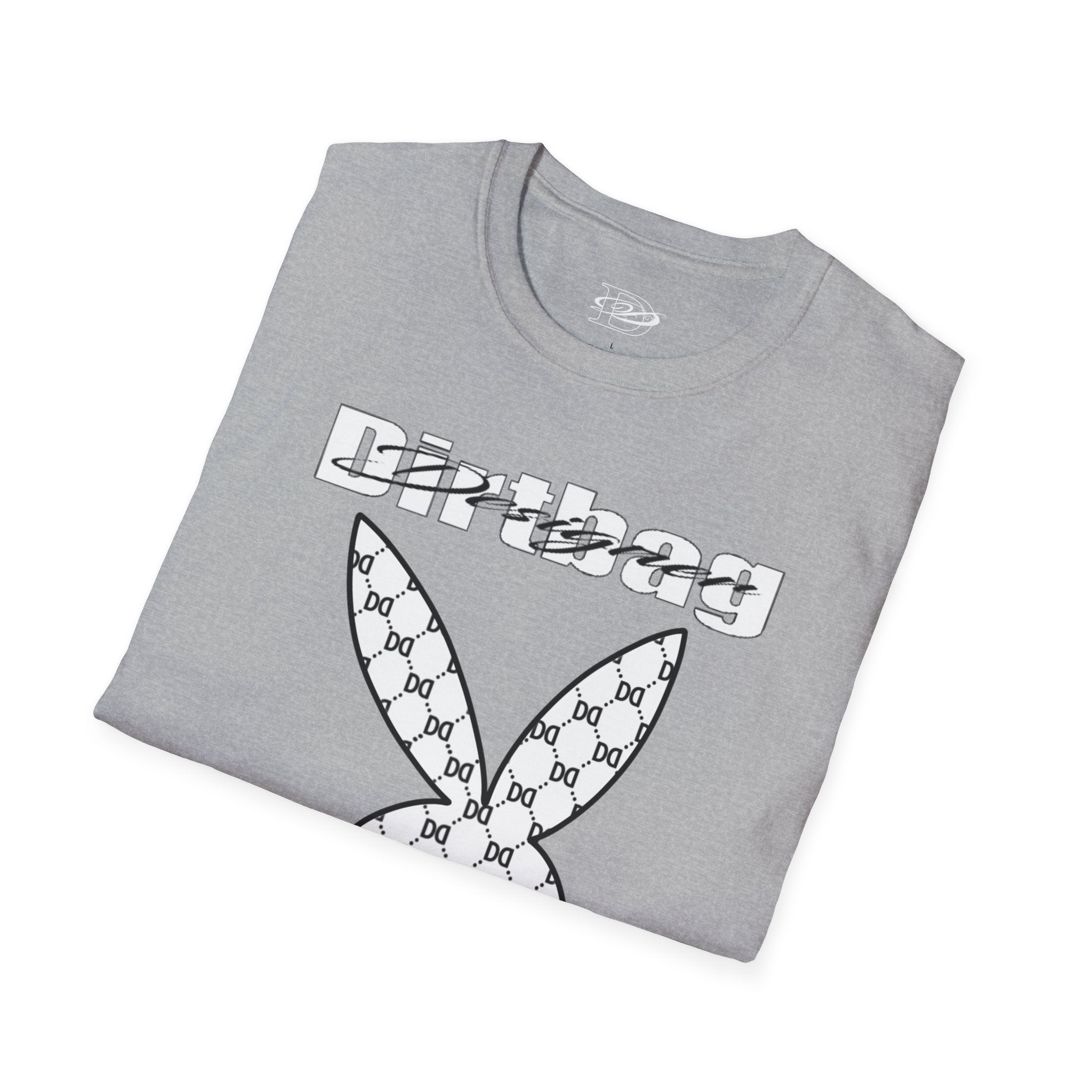 DD Monogram Bunny Skull Unisex Softstyle T-Shirt