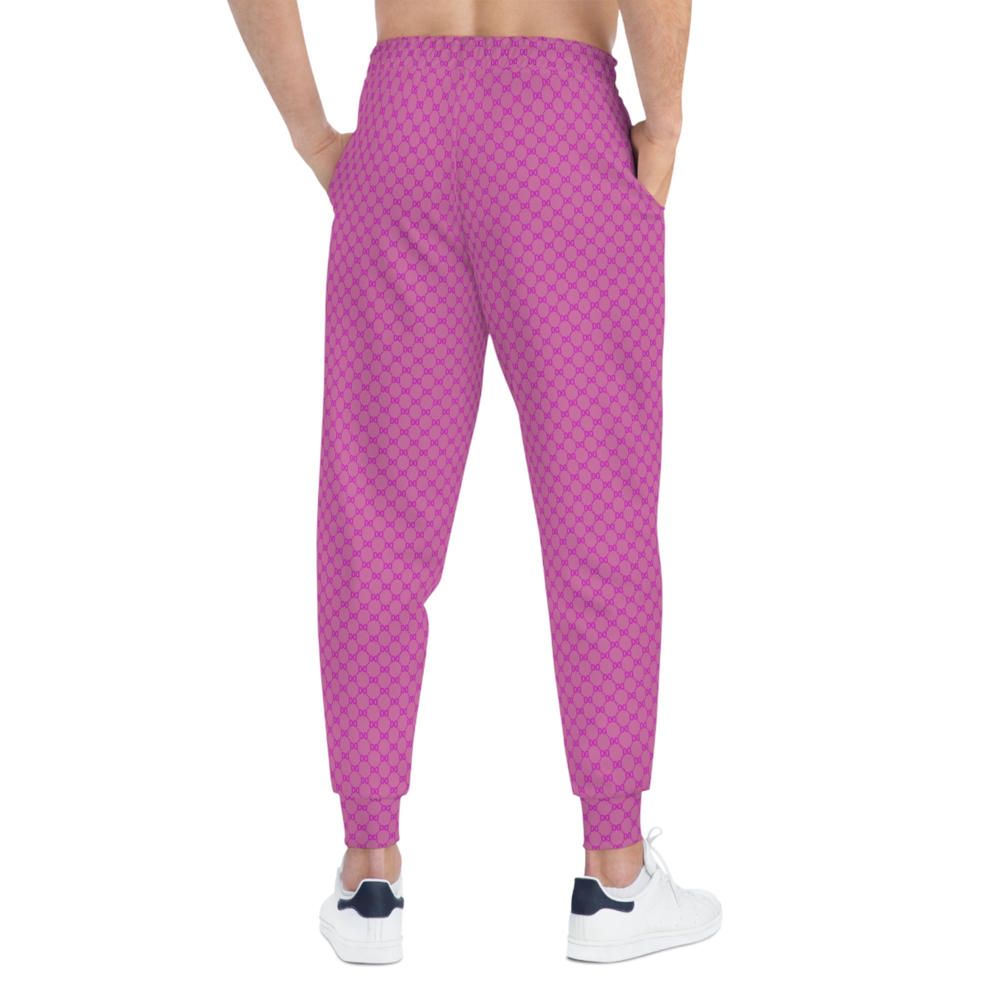 DD Custom Monogram Print Unisex Joggers AOP