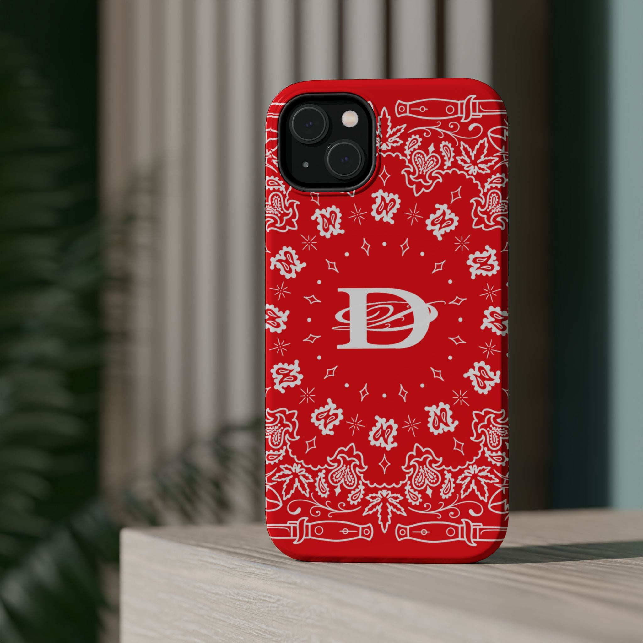 DD Custom Bandana Print Magnetic Case iPhone/Samsung