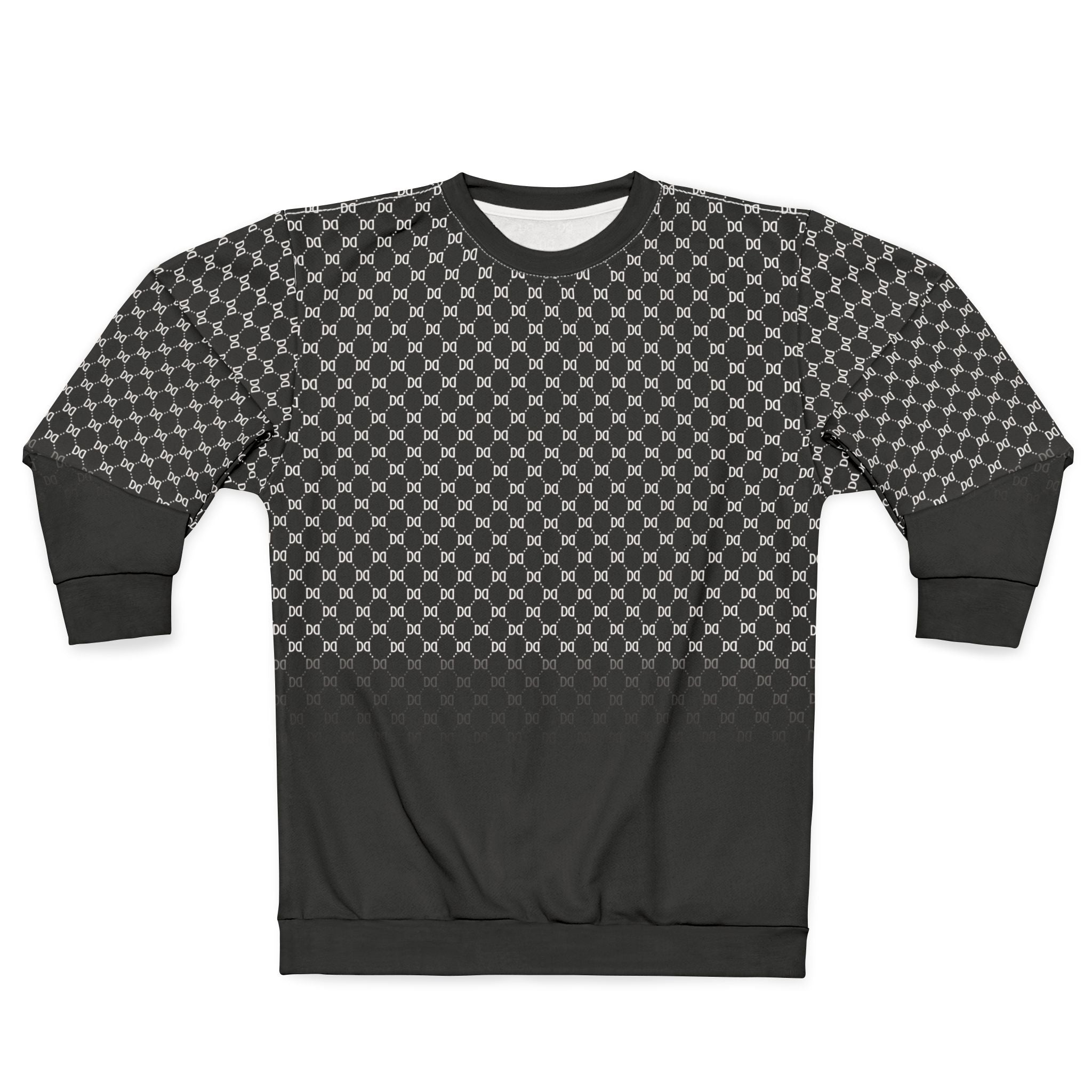 DD Fading Custom Monogram Pattern Unisex Sweatshirt AOP