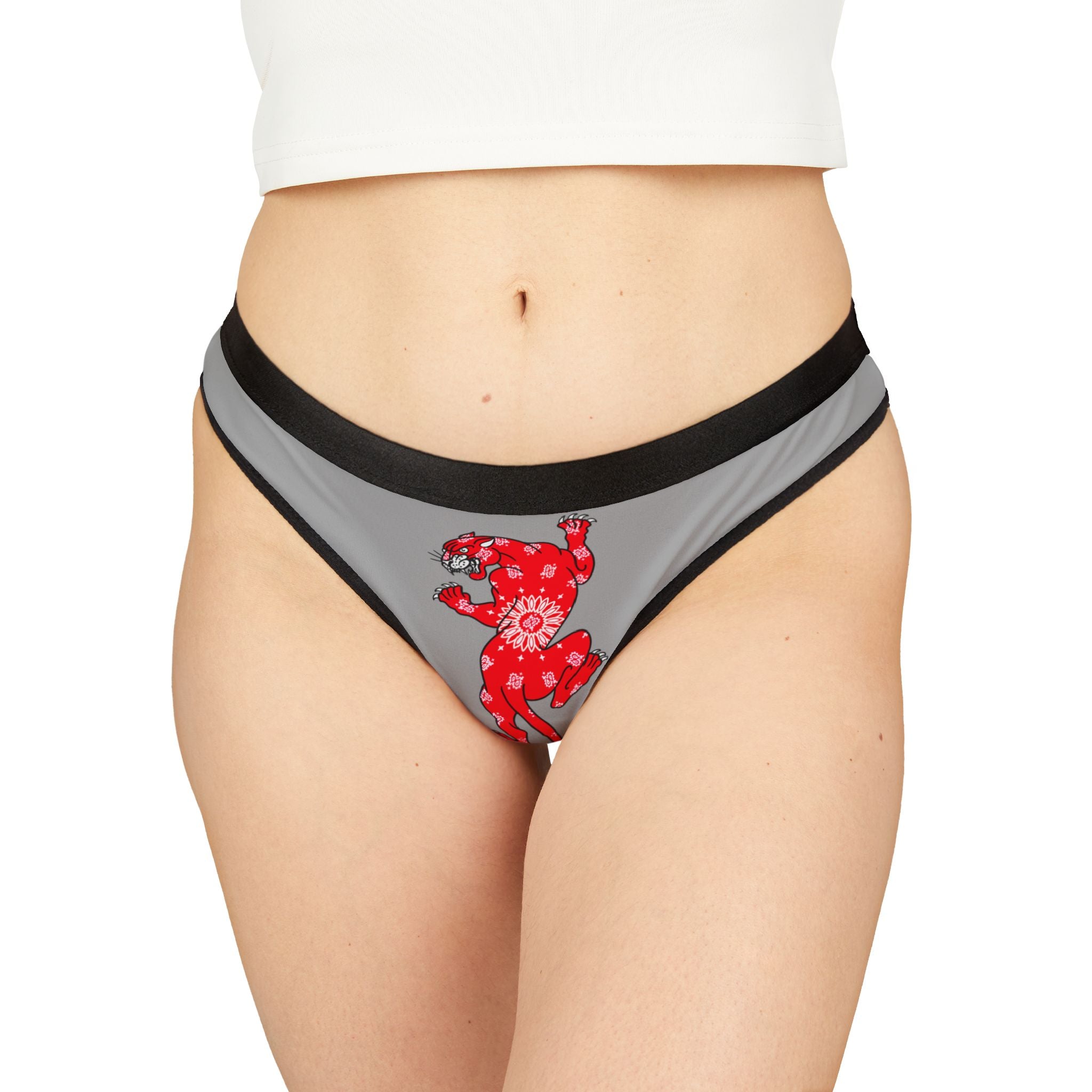 Climbing Panther W/Bandana Women's Thong Underwear | Underwear, Tattoo, Streetwear, Designer, Fashion