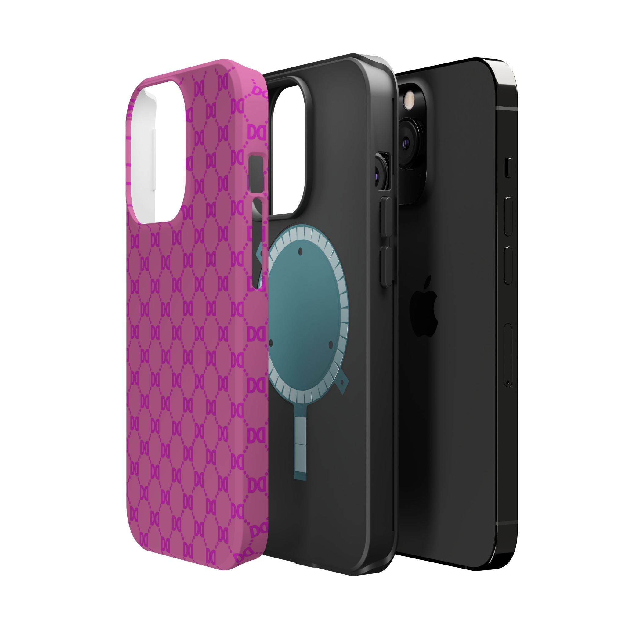 DD Monogram Pattern Magnetic Phone Case