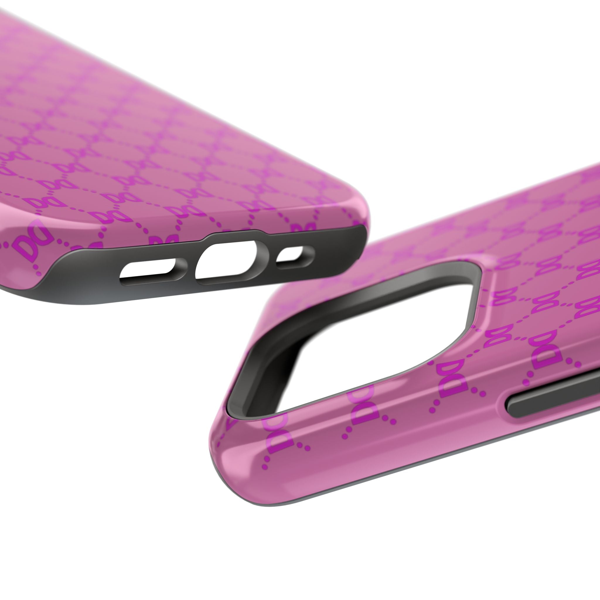 DD Monogram Pattern Magnetic Phone Case