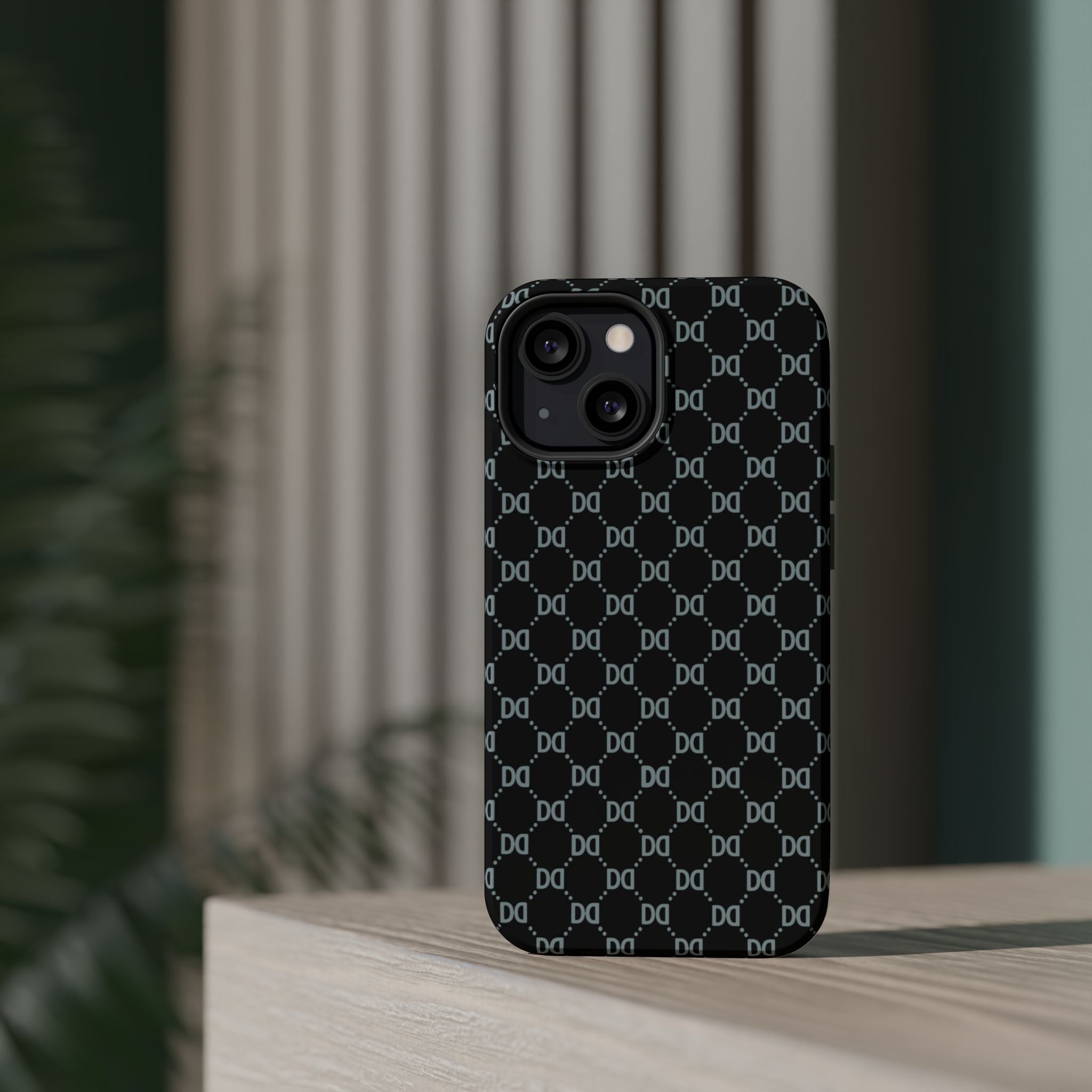 DD Monogram Pattern Magnetic Phone Case