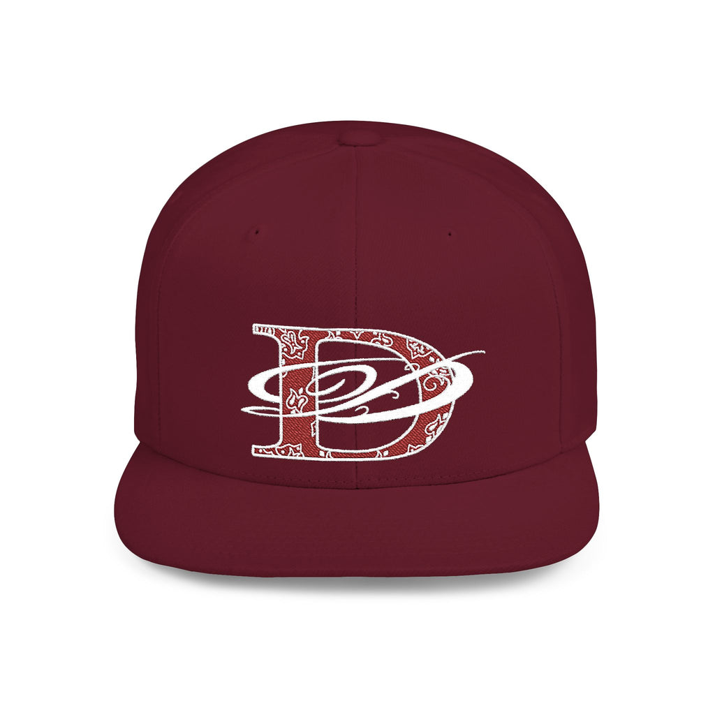 DD Bandana Logo Flat Bill Snapback Cap