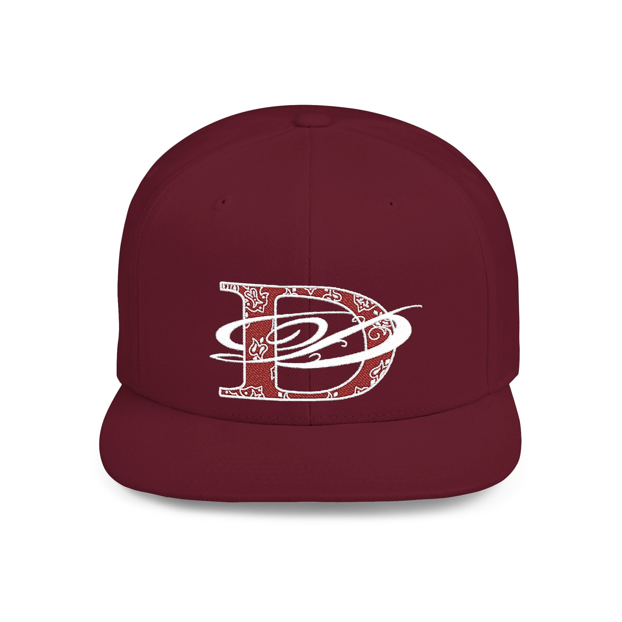 DD Bandana Logo Flat Bill Snapback Cap